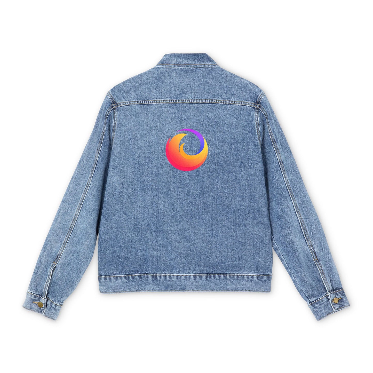 Firefox Logo Adult Denim Jacket