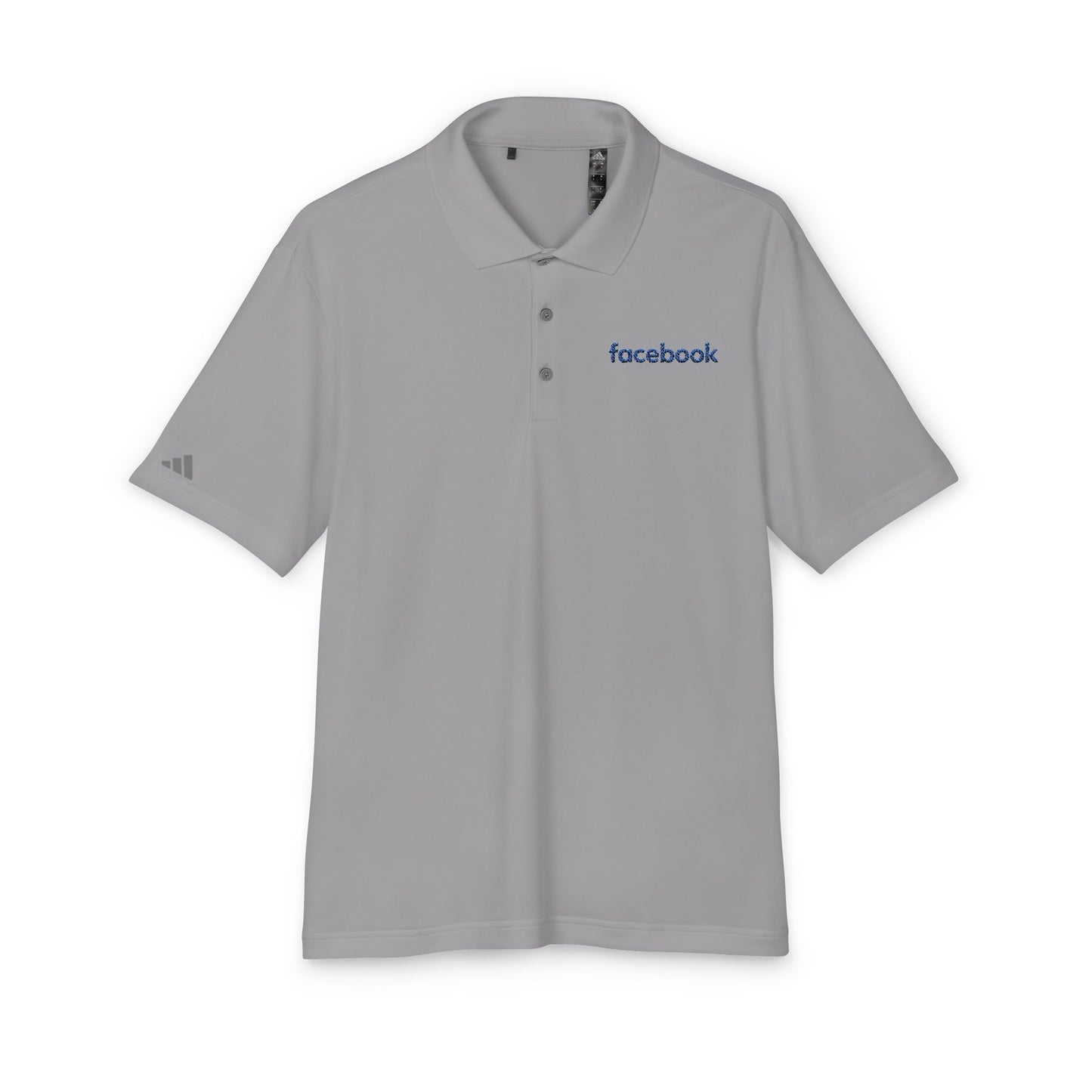Facebook Logo Adidas Performance Polo