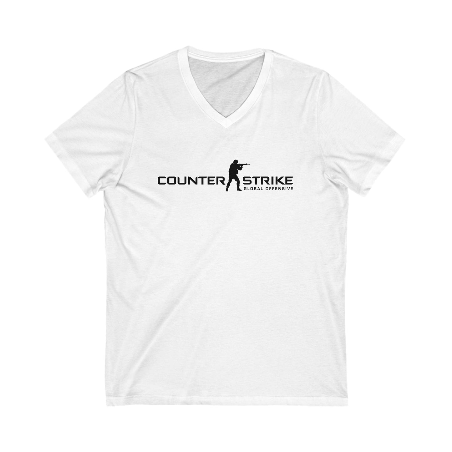 COUNTER STRIKE-Global Defensive Adult V-Neck T-Shirt