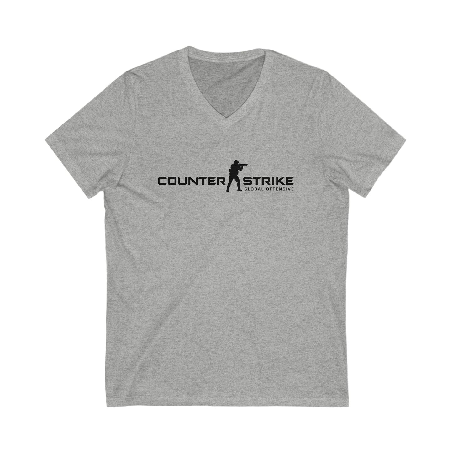 COUNTER STRIKE-Global Defensive Adult V-Neck T-Shirt