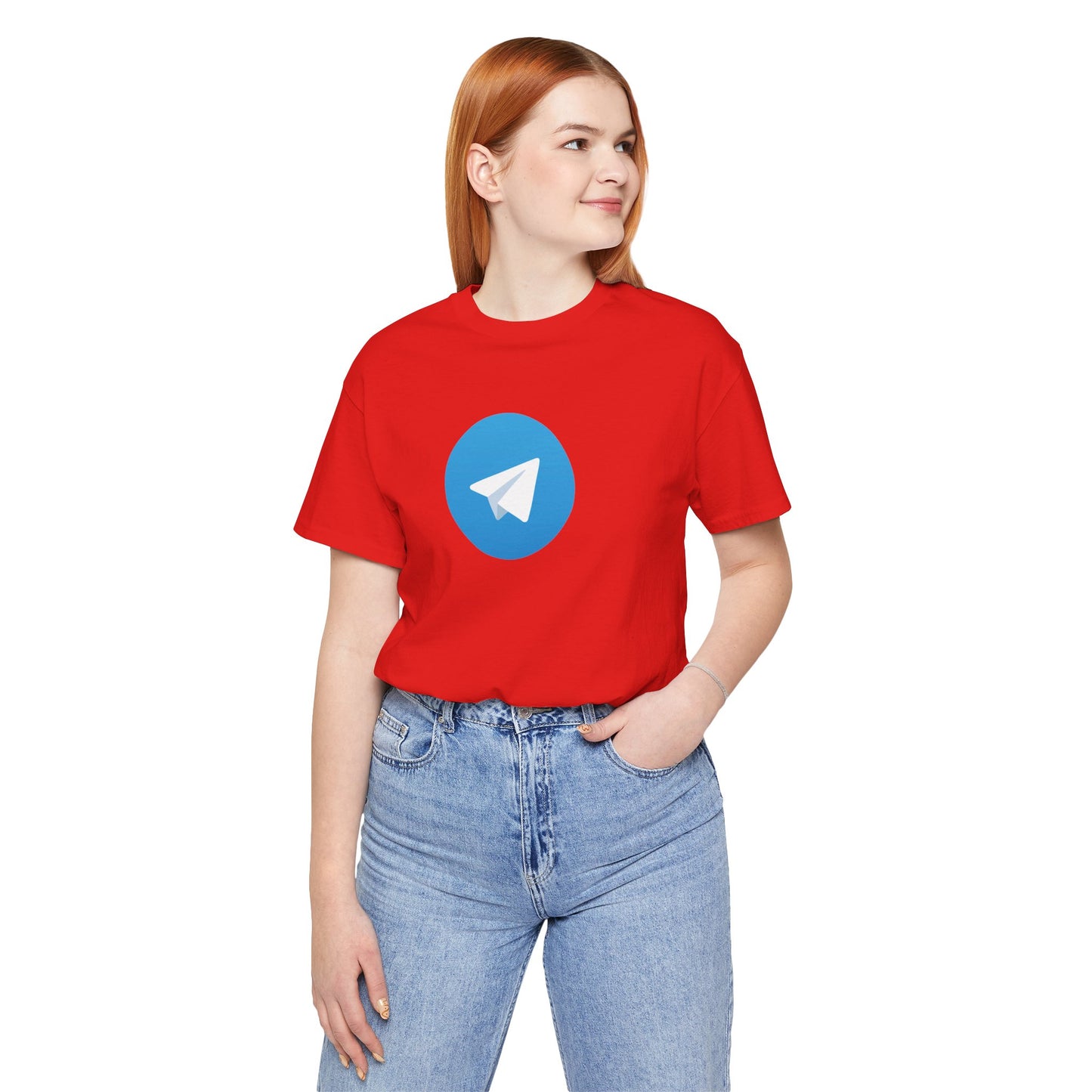 Telegram Logo Adult T-Shirt