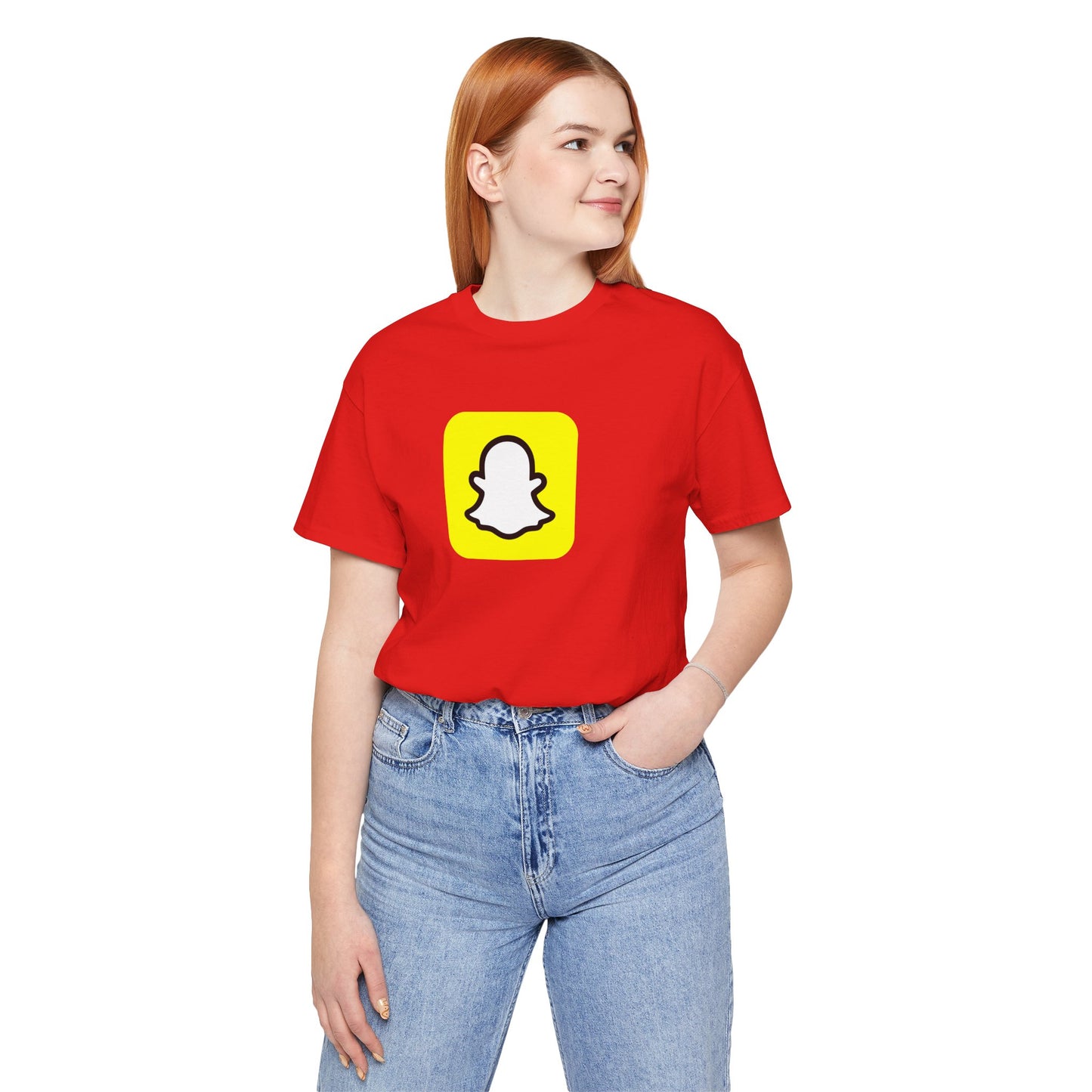 Snapchat Logo Adult T-Shirt
