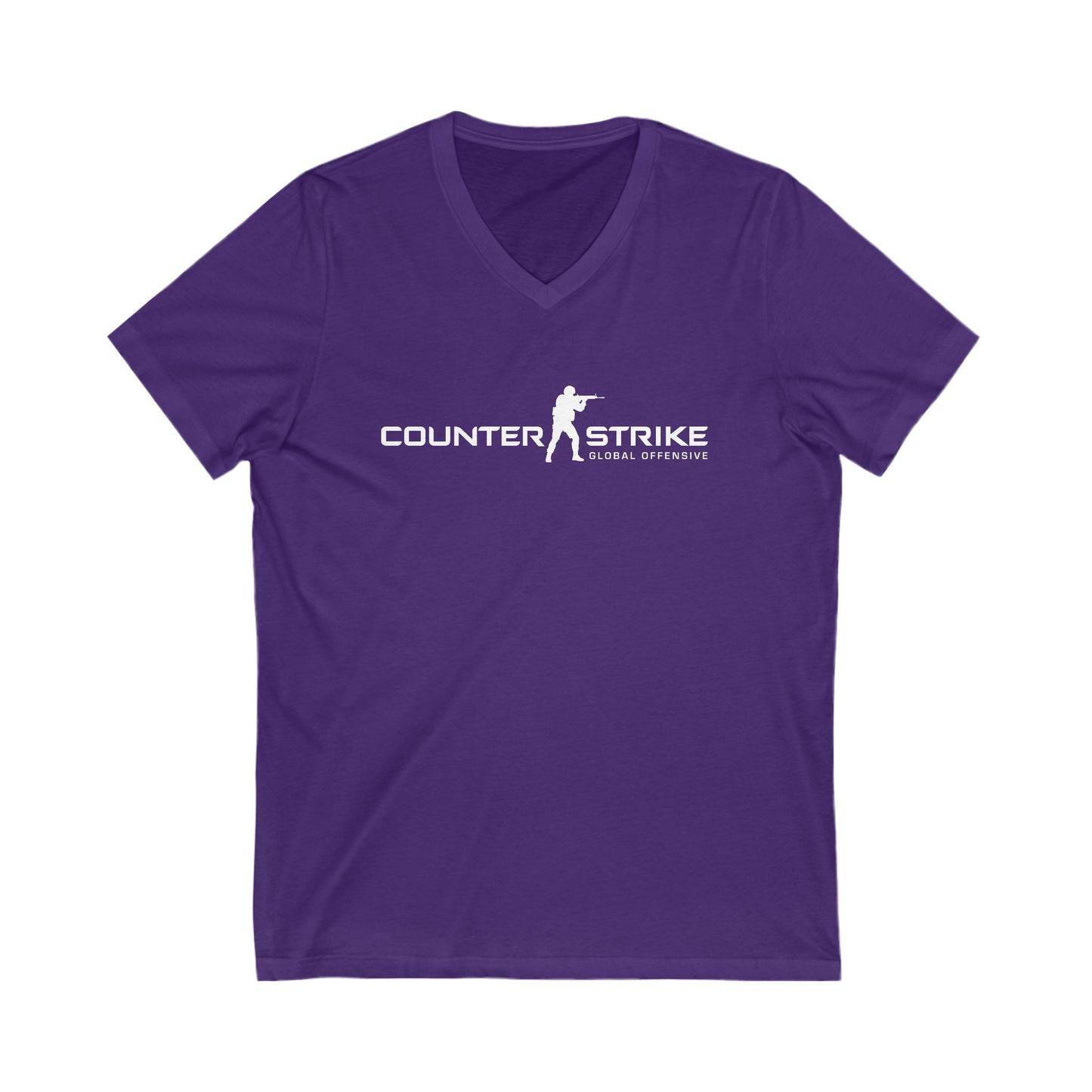 COUNTER STRIKE-Global Defensive Adult V-Neck T-Shirt
