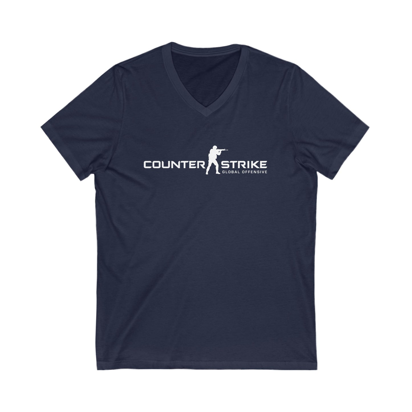 COUNTER STRIKE-Global Defensive Adult V-Neck T-Shirt
