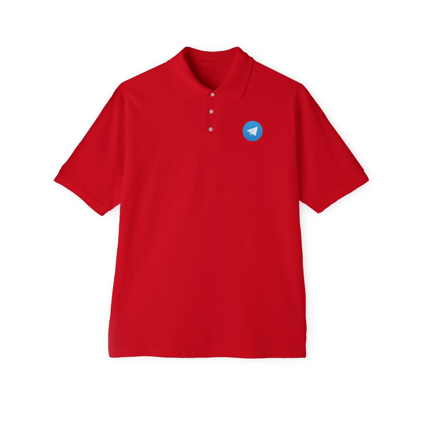 Telegram Logo Polo Shirt