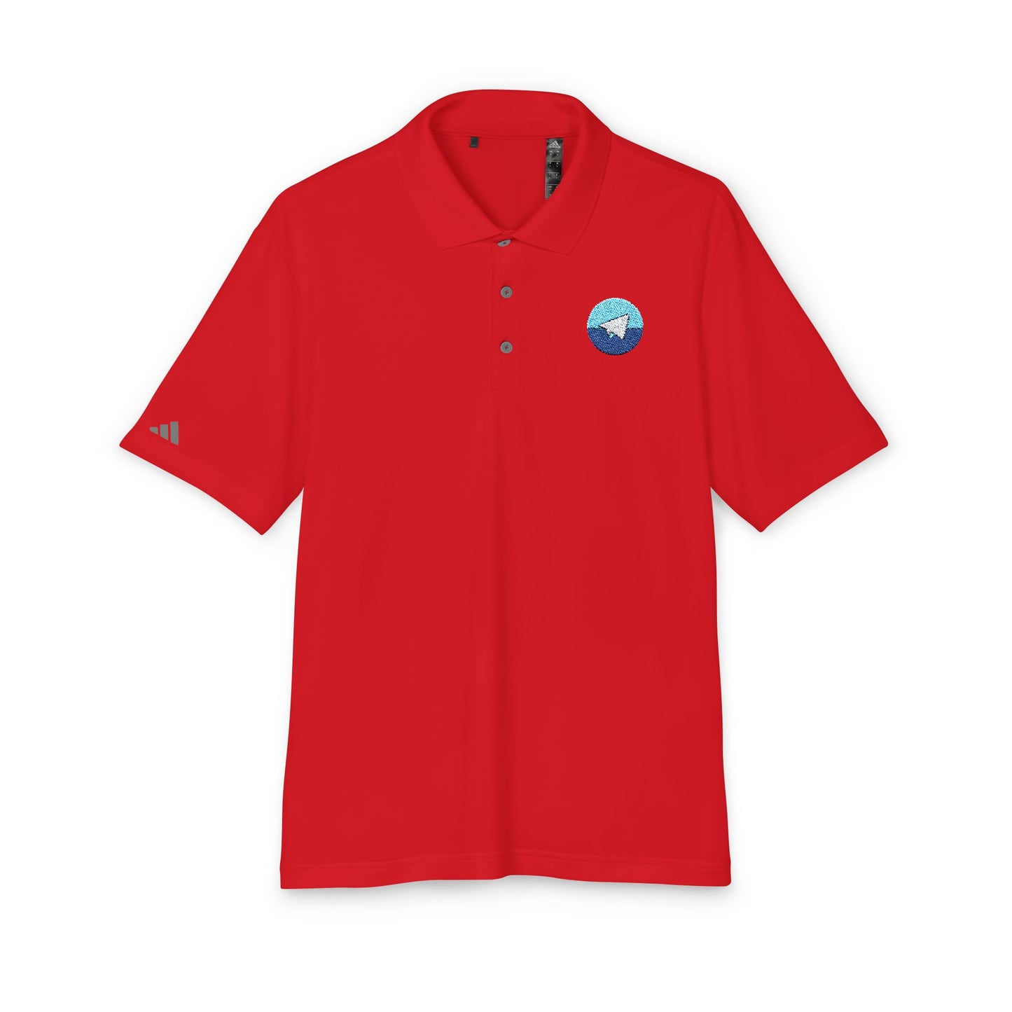 Telegram Logo Adidas Performance Polo