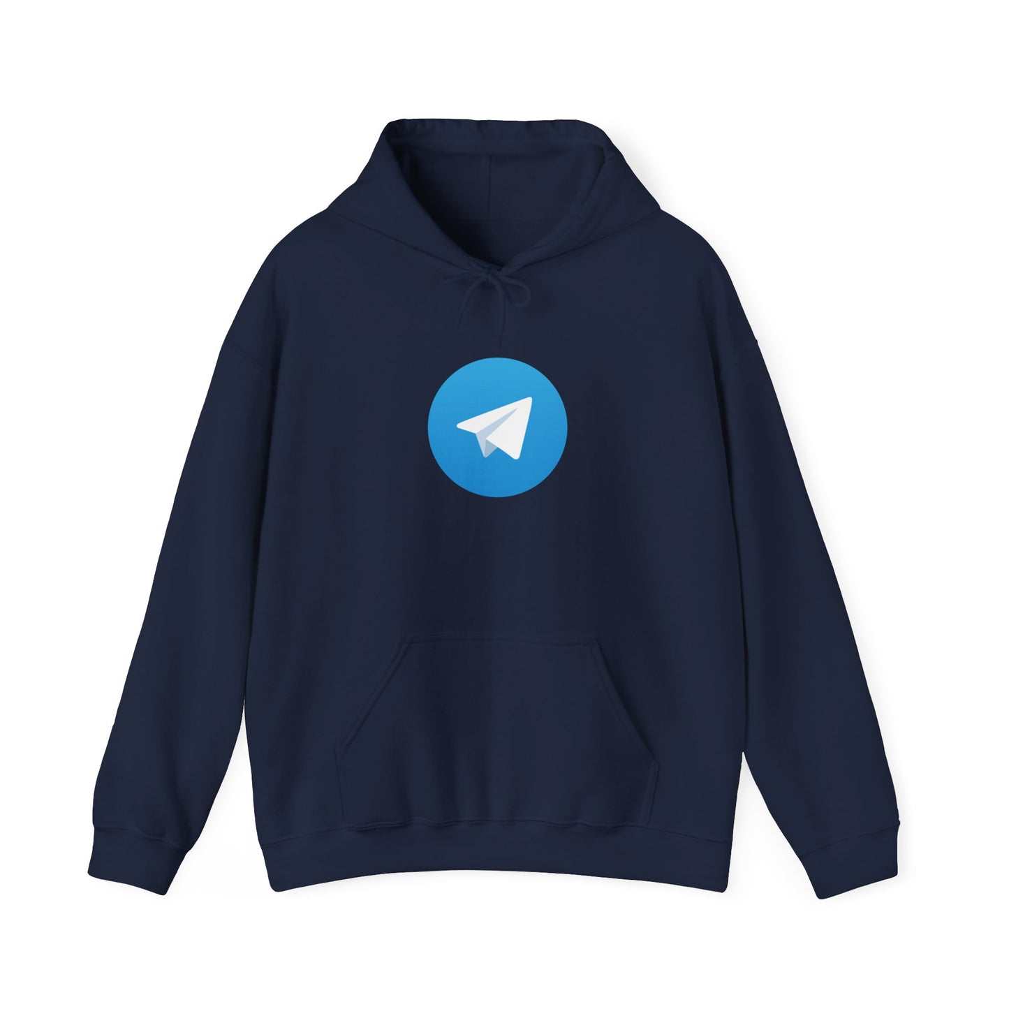 Telegram Logo Adult Hoodie