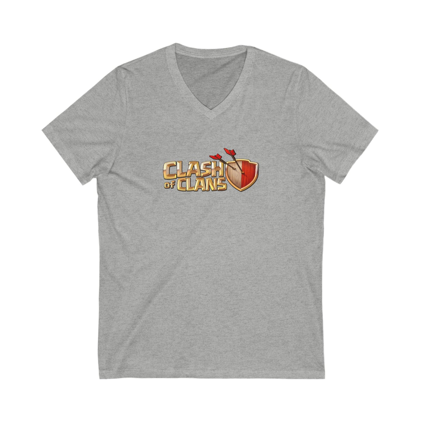 Clash Of Clans Adult V-Neck T-Shirt