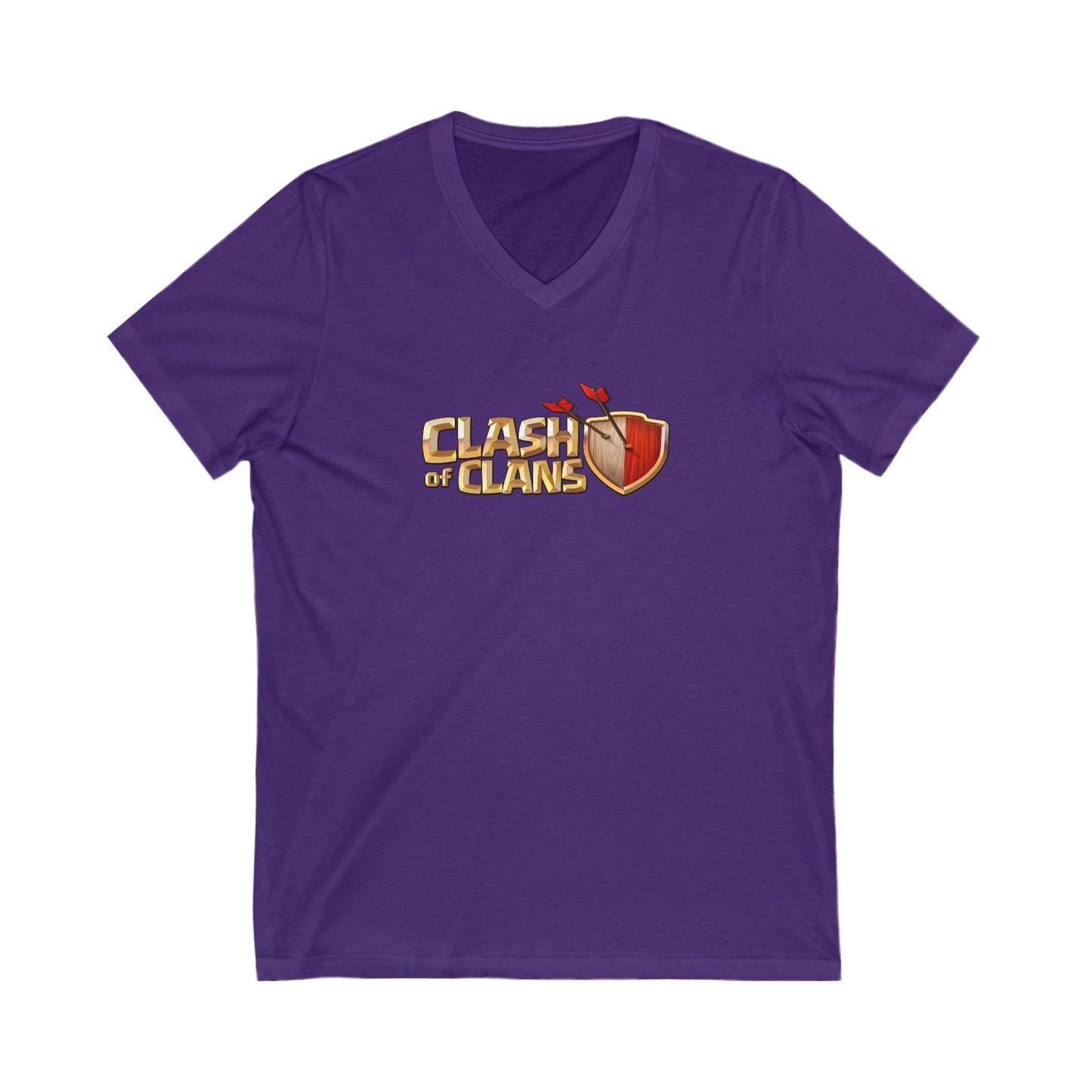 Clash Of Clans Adult V-Neck T-Shirt