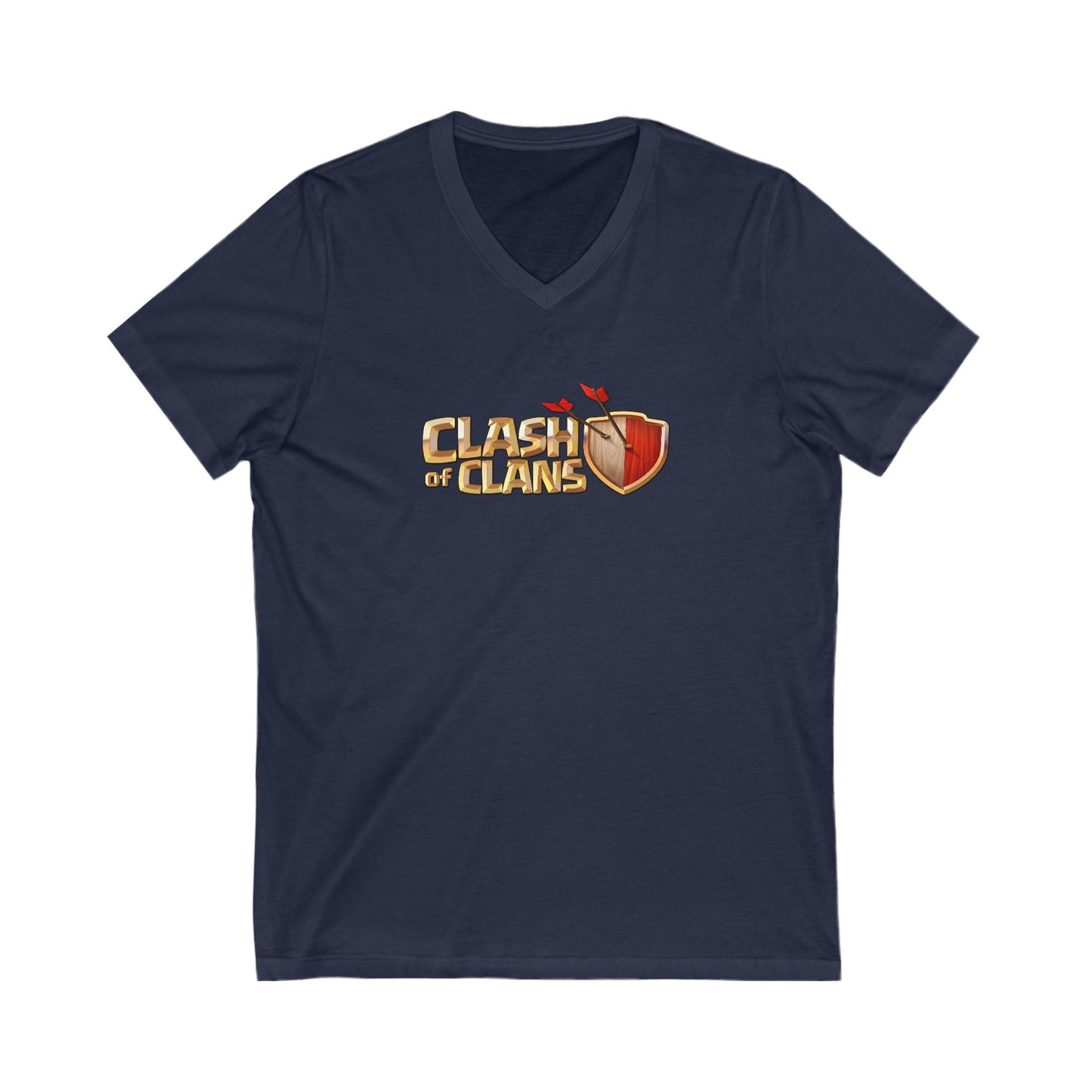 Clash Of Clans Adult V-Neck T-Shirt