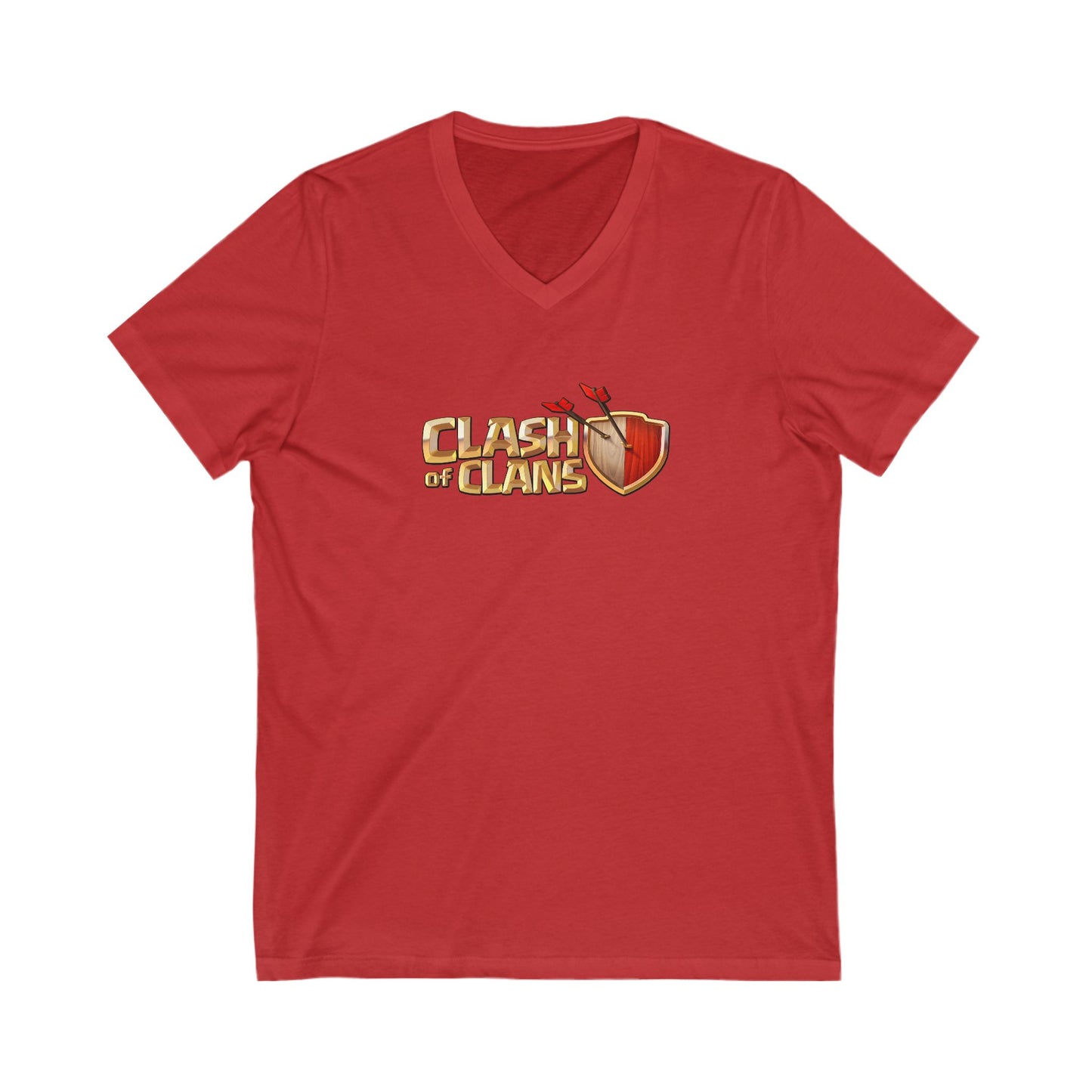 Clash Of Clans Adult V-Neck T-Shirt