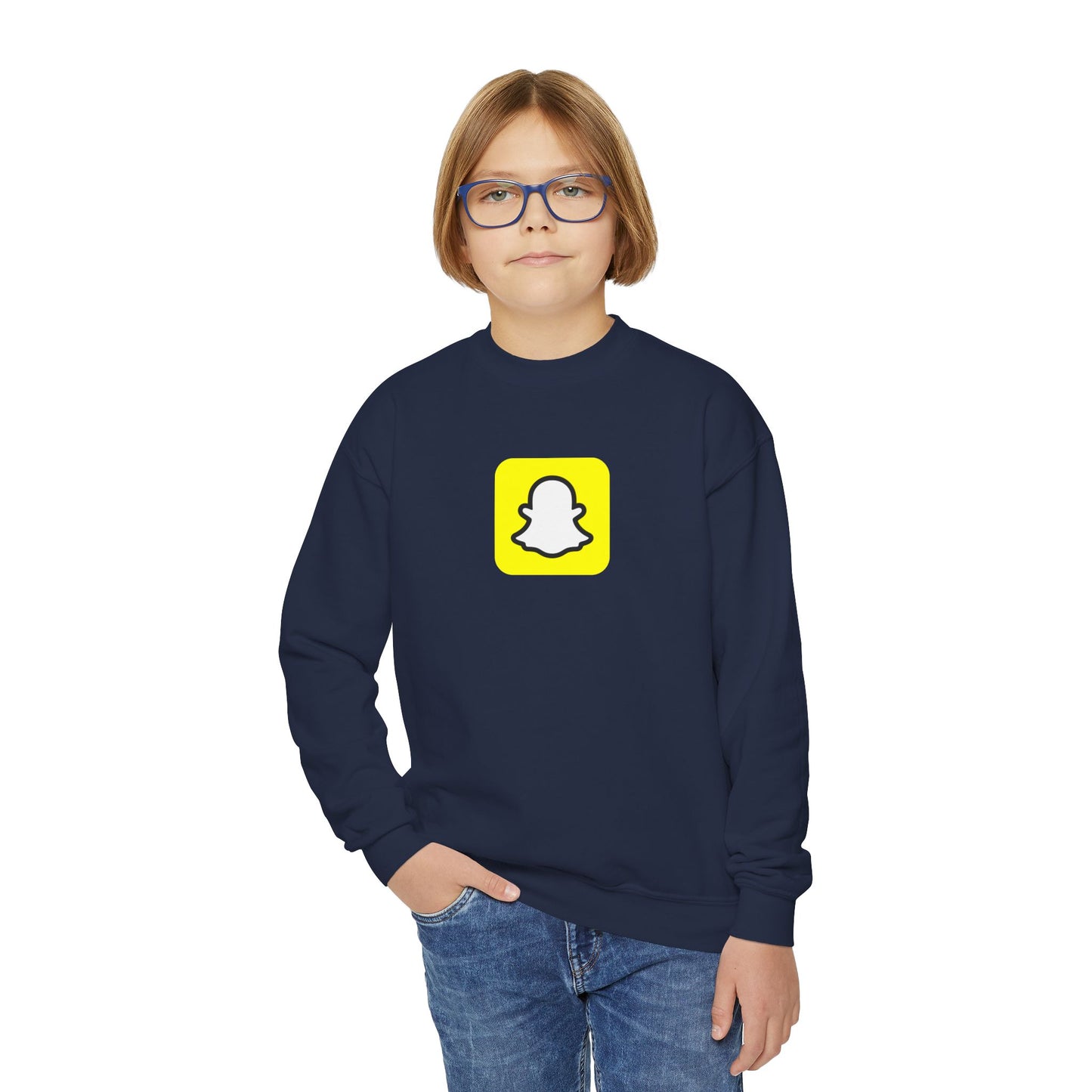 Snapchat Logo Youth Sweatshirt