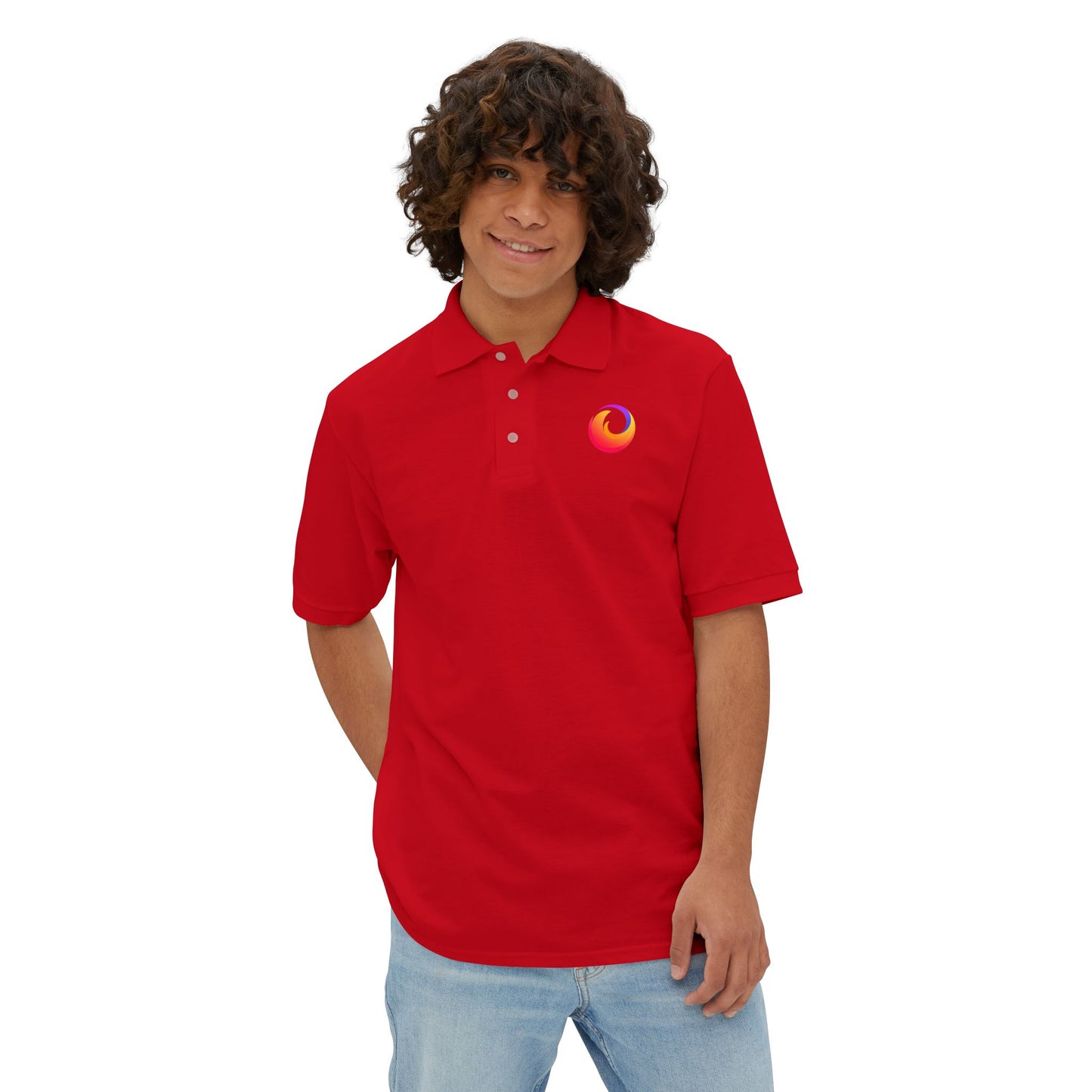 Firefox Logo Polo Shirt