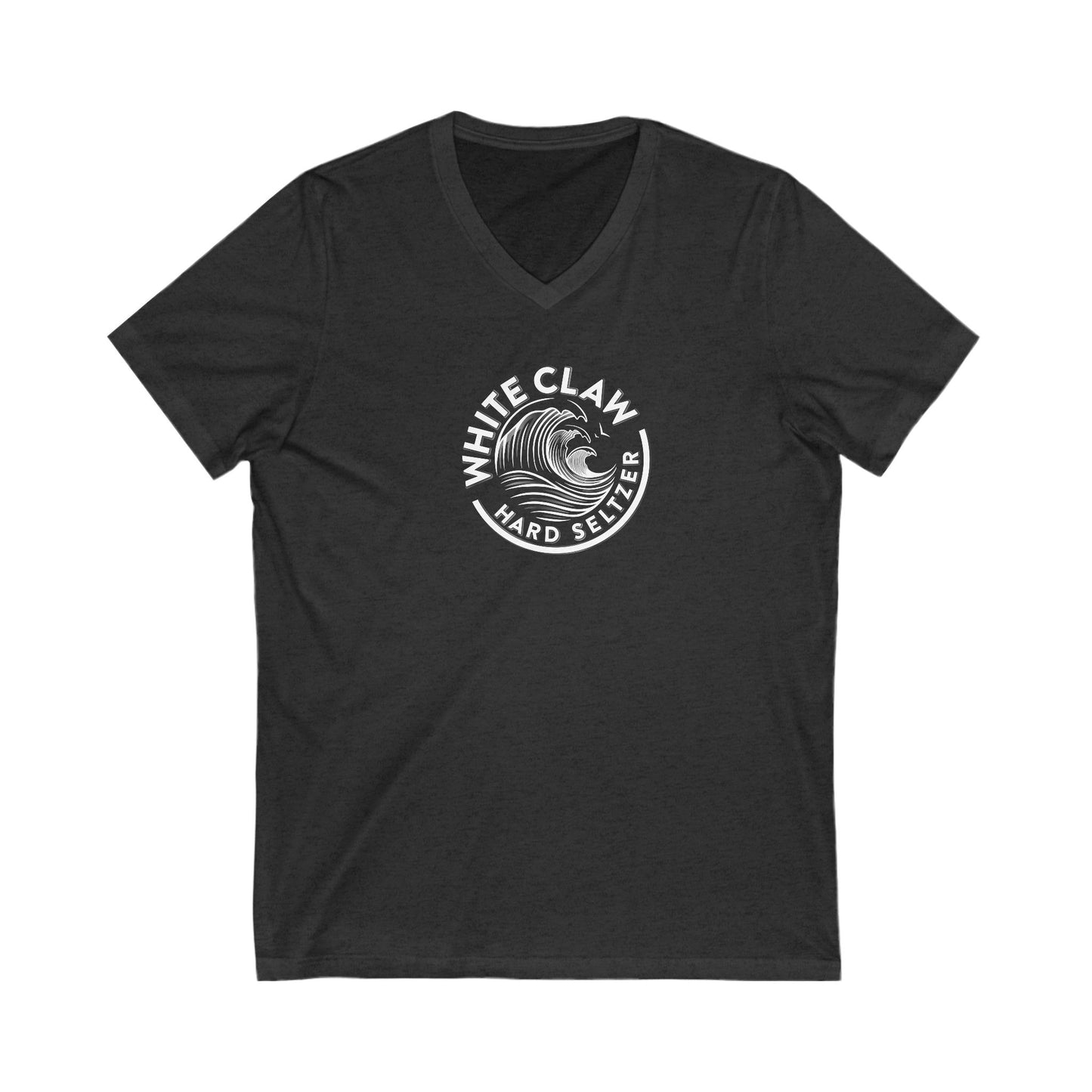 White Claw Logo Adult V-Neck T-Shirt