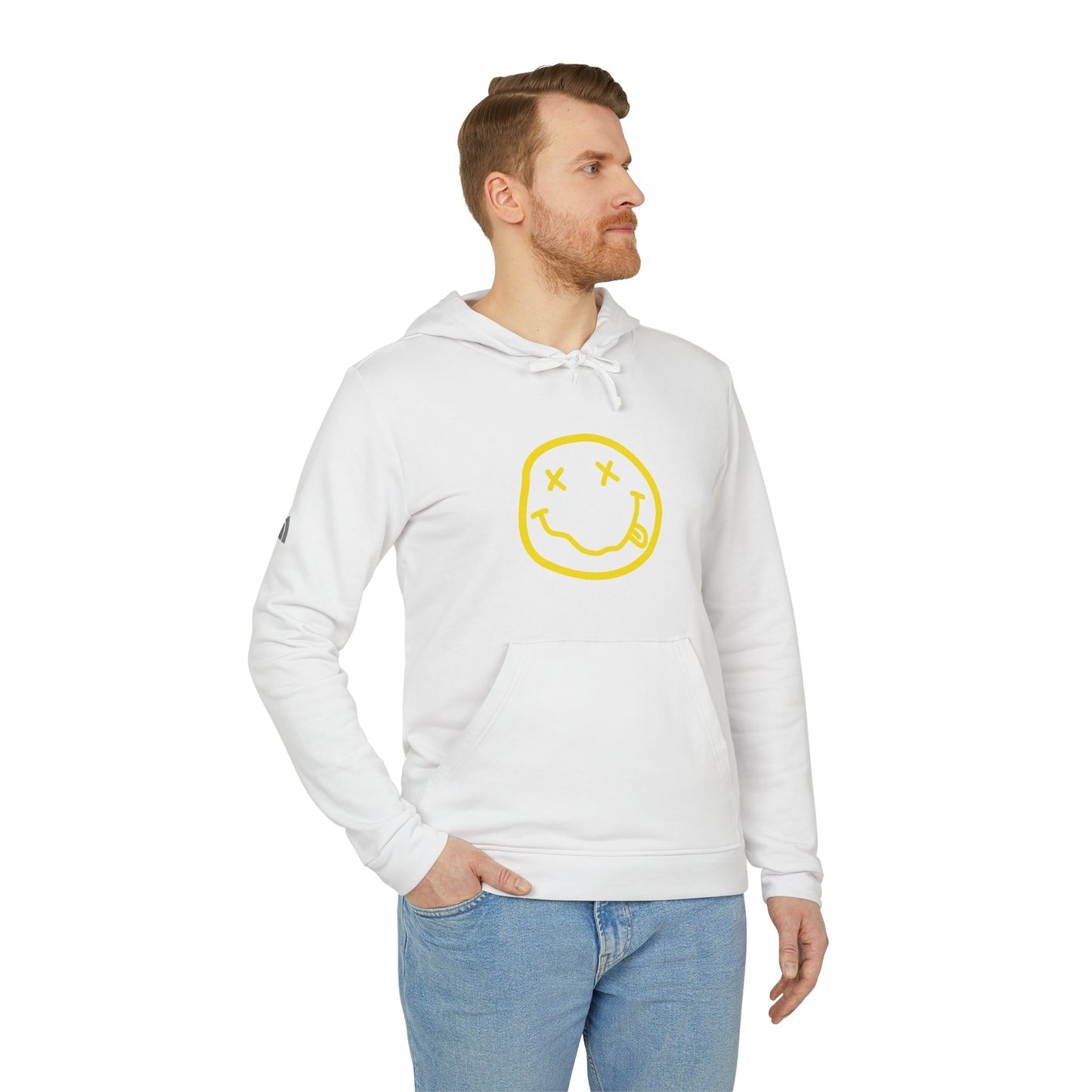 Nirvana Logo Adidas Adult Hoodie