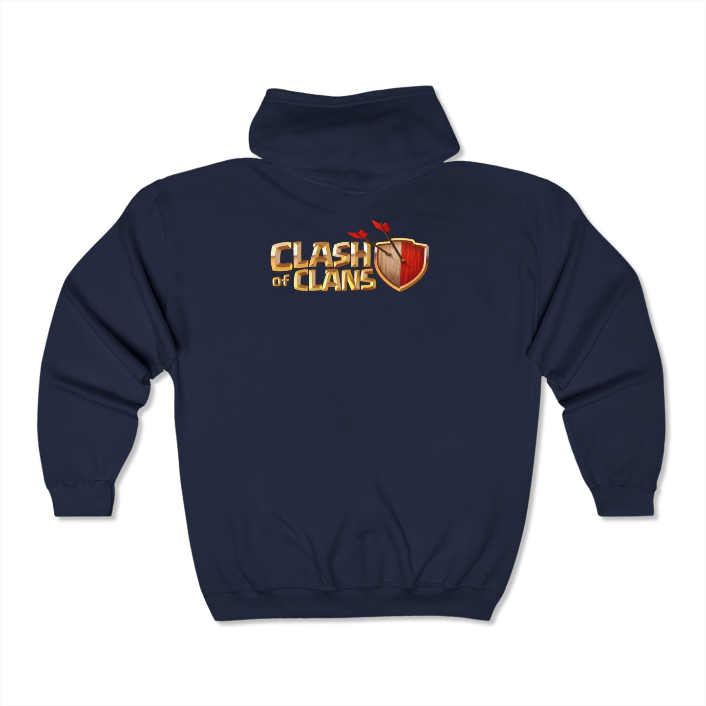 Clash Of Clans Adult Zip-Up Hoodie