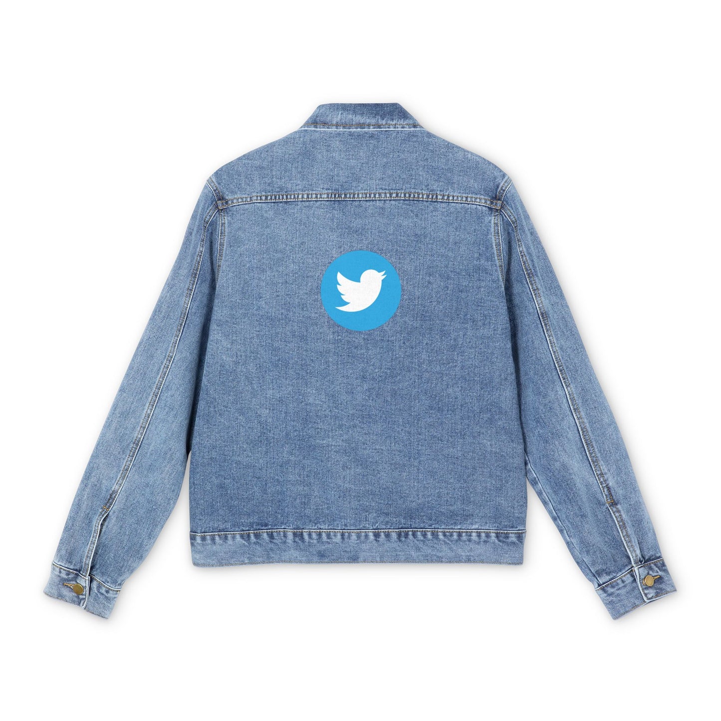 Twitter Logo Adult Denim Jacket