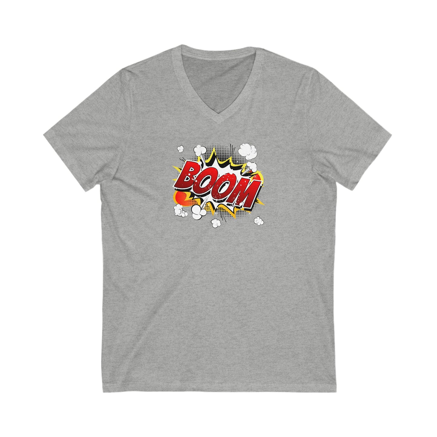 Boom Adult V-Neck T-Shirt