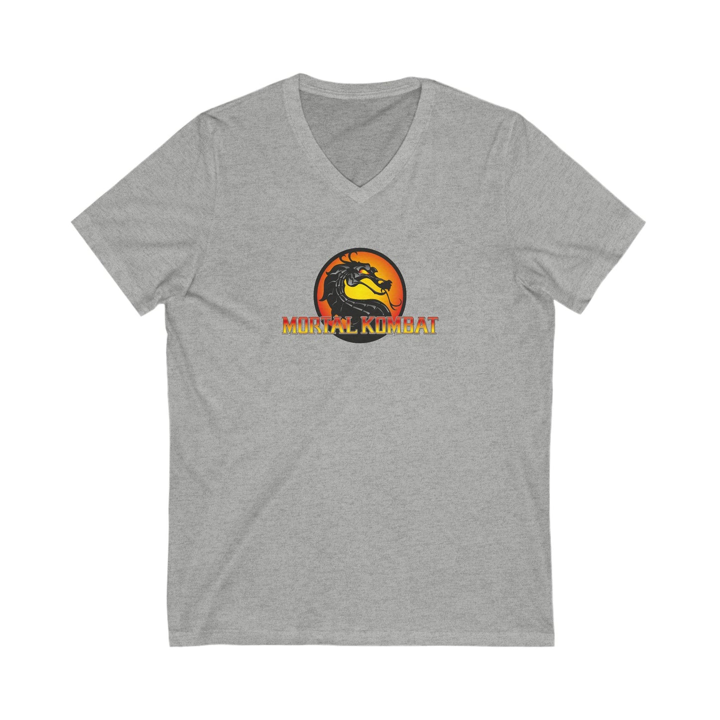 MORTAL KOMBAT Adult V-Neck T-Shirt