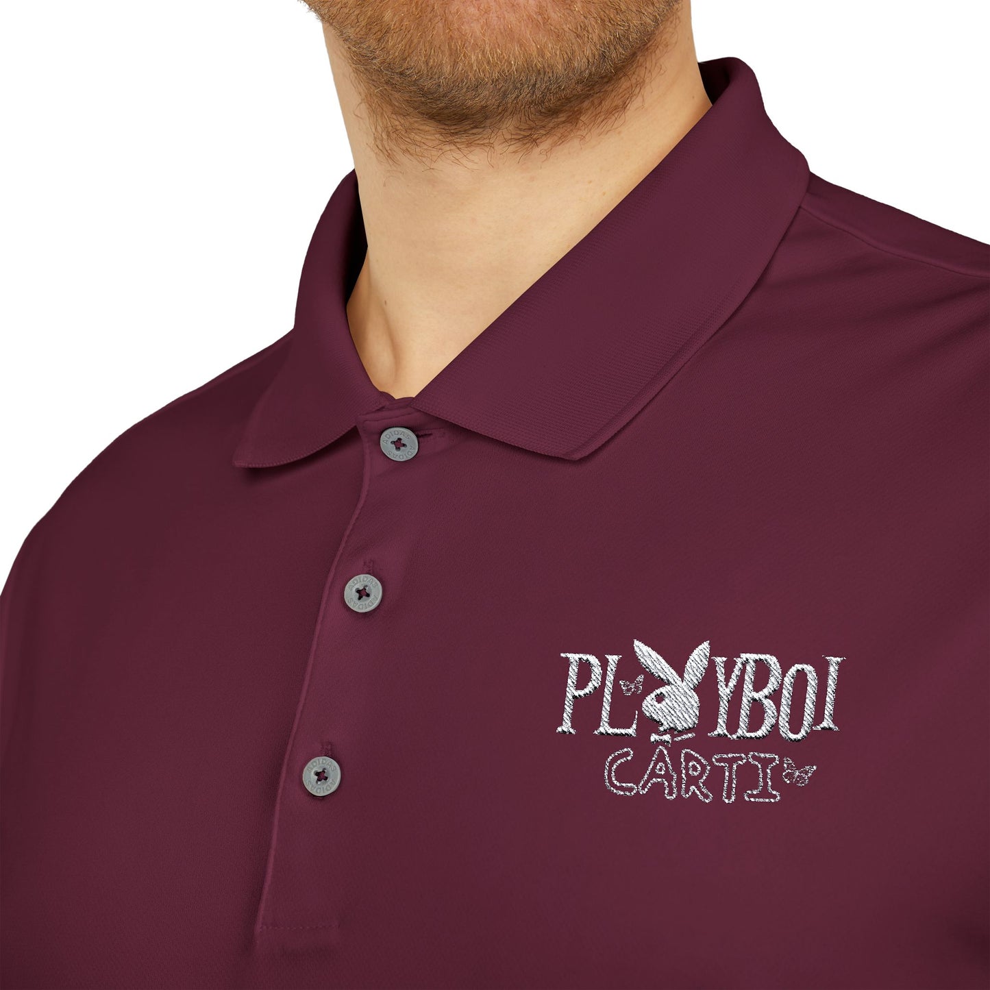 PLAY BOI CARTI Adidas Performance Polo