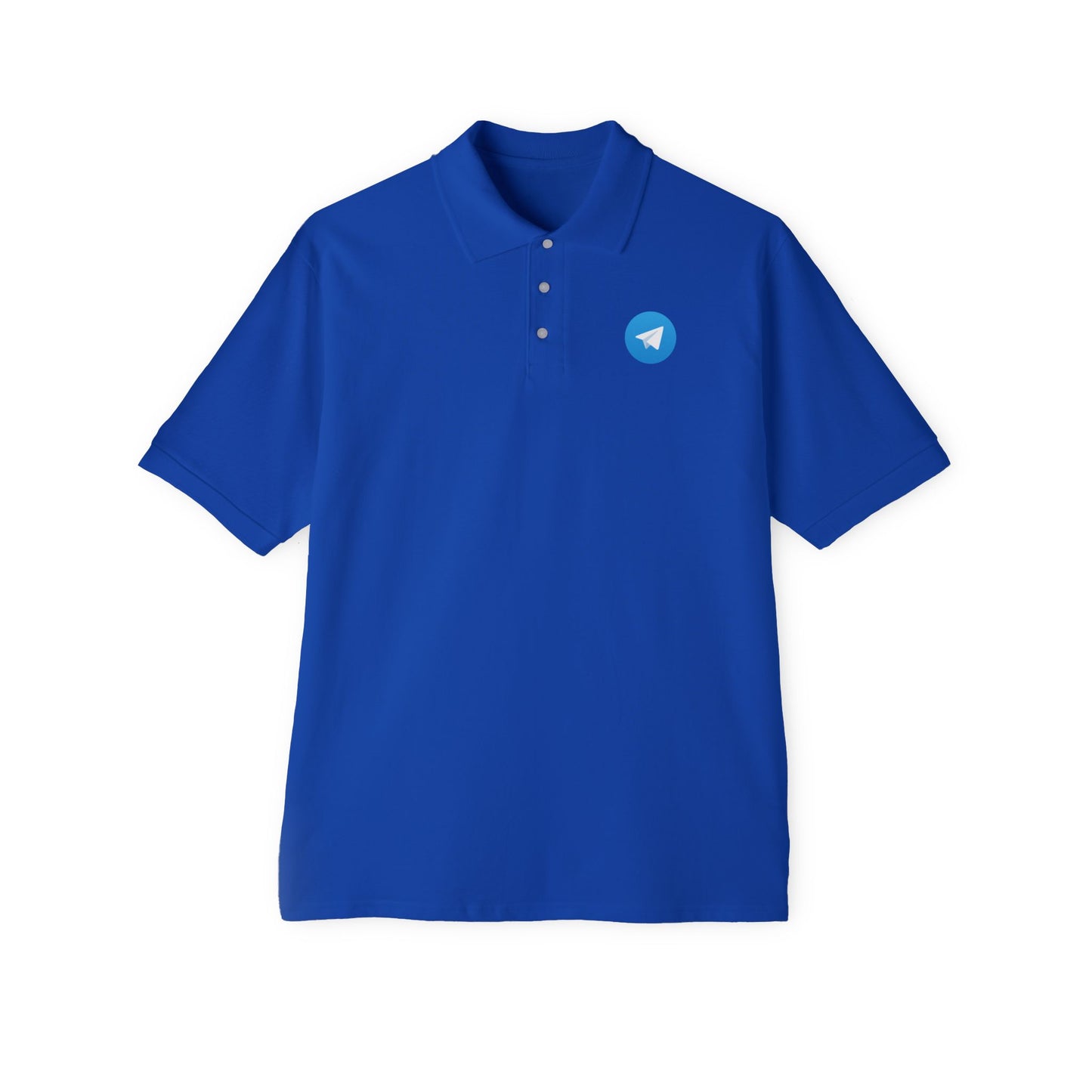 Telegram Logo Polo Shirt