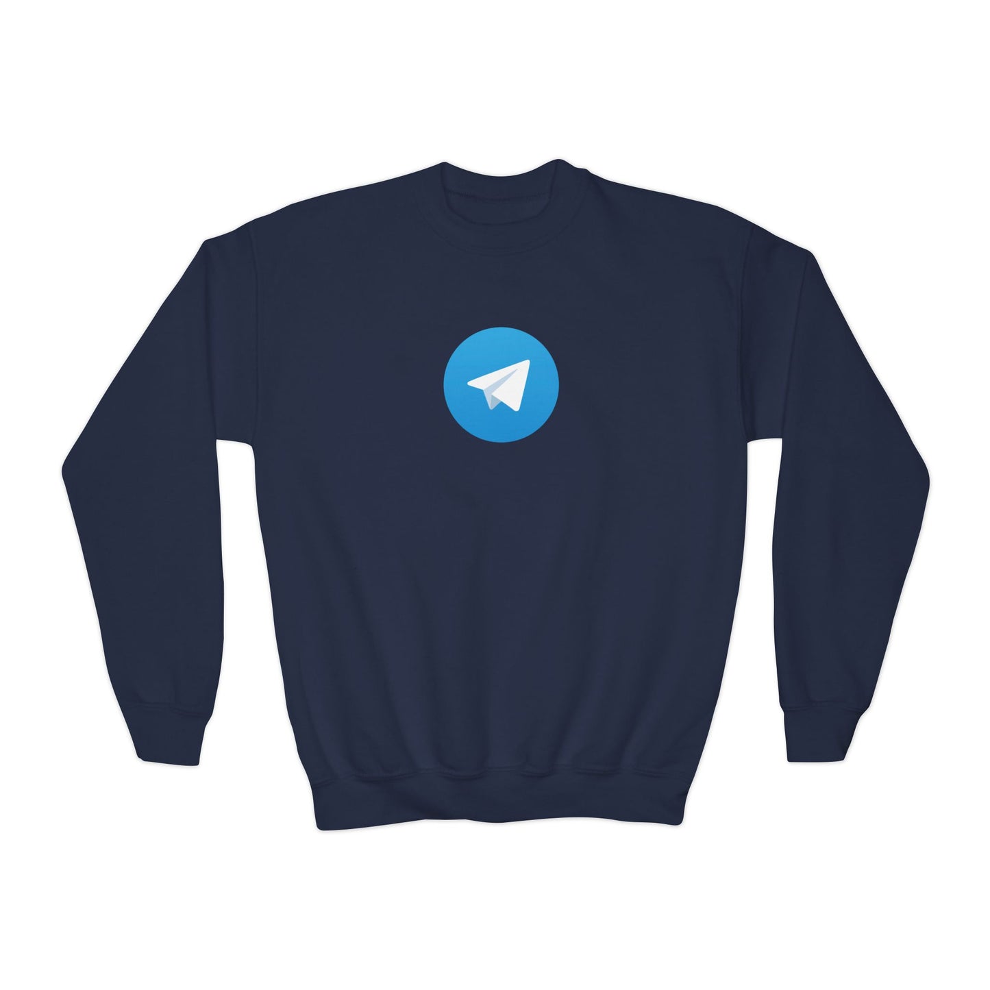 Telegram Logo Youth Sweatshirt