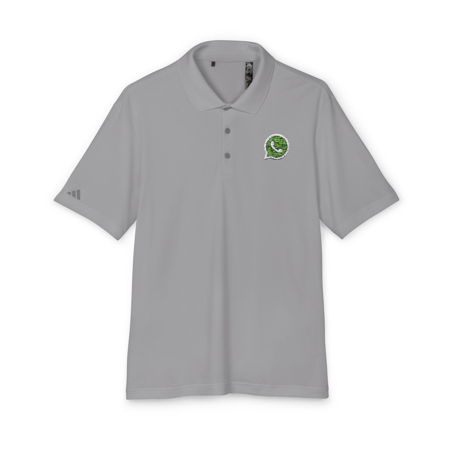 WhatsApp Logo Adidas Performance Polo