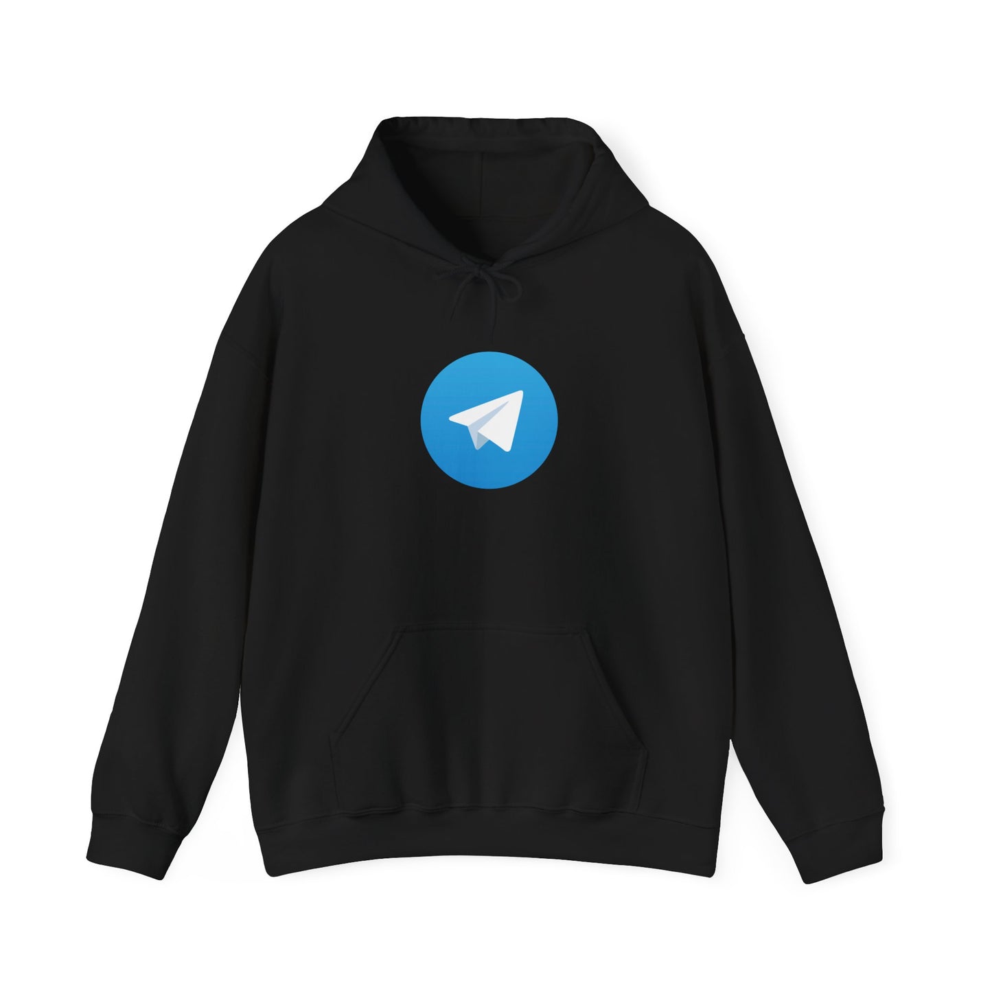 Telegram Logo Adult Hoodie