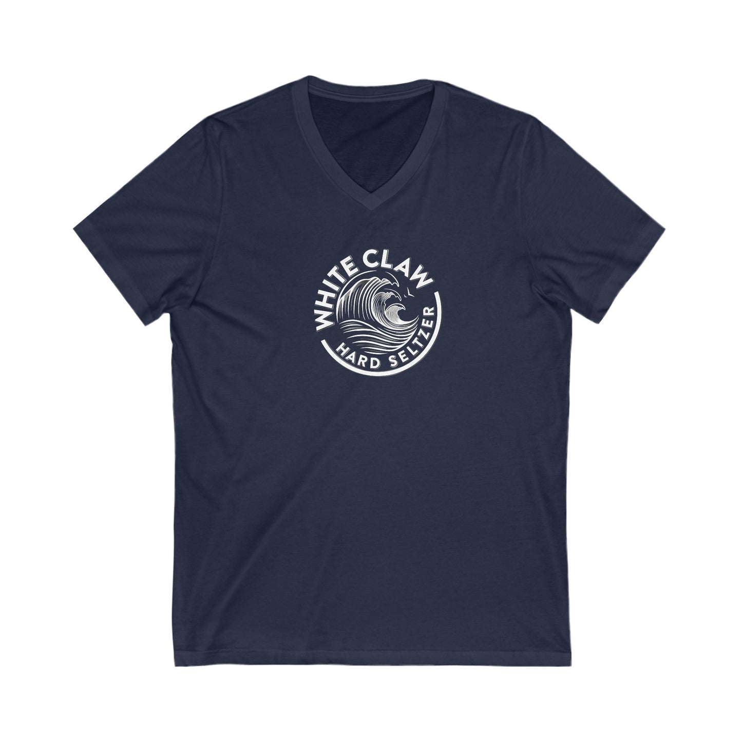 White Claw Logo Adult V-Neck T-Shirt