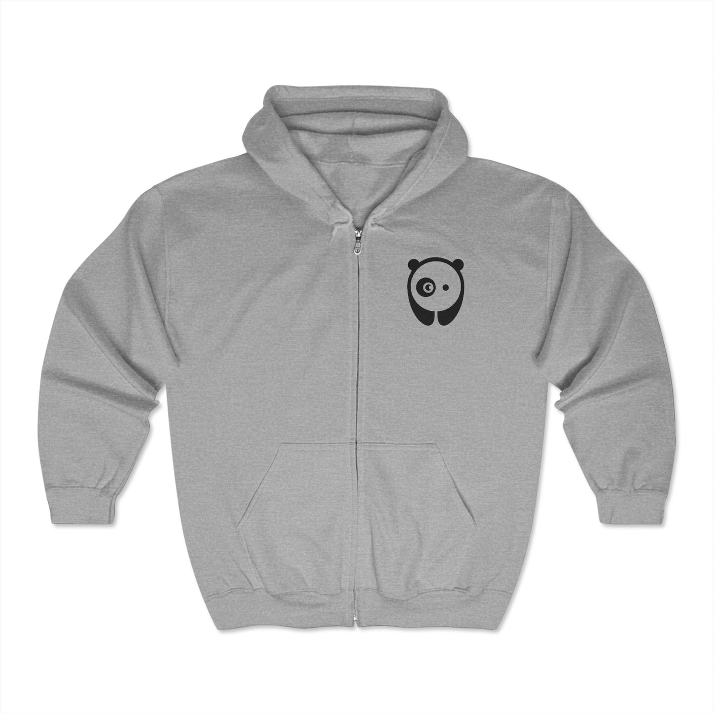 Bored Panda Logo Adult Zip-Up Hoodie