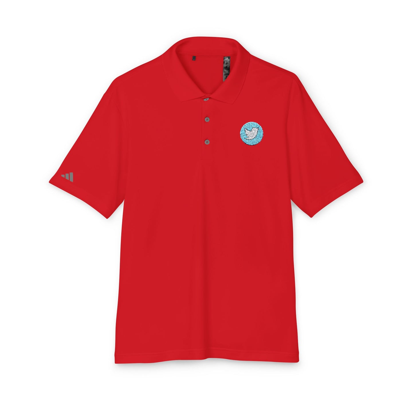 Twitter Logo Adidas Performance Polo