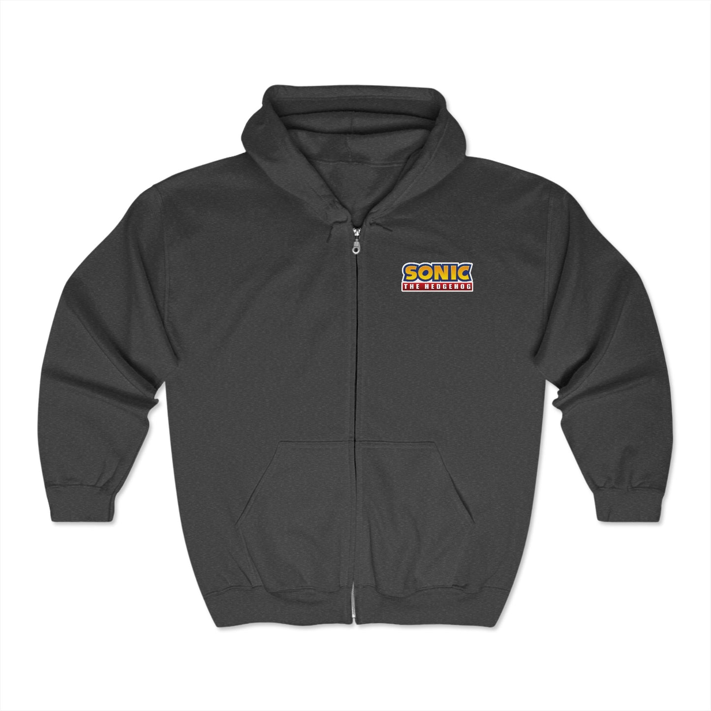 SONIC-The Hedgehog Adult Zip-Up Hoodie