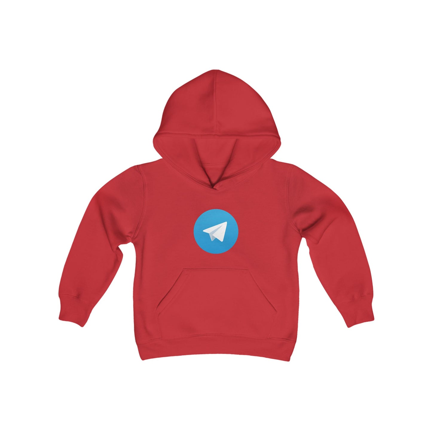 Telegram Logo Youth Hoodie