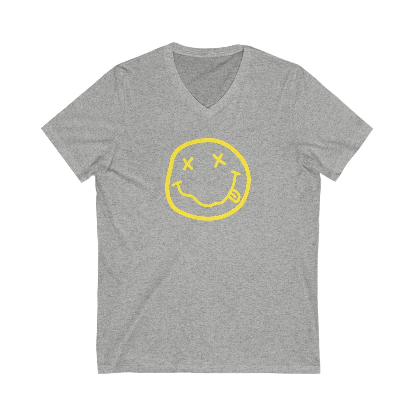 Nirvana Logo Adult V-Neck T-Shirt