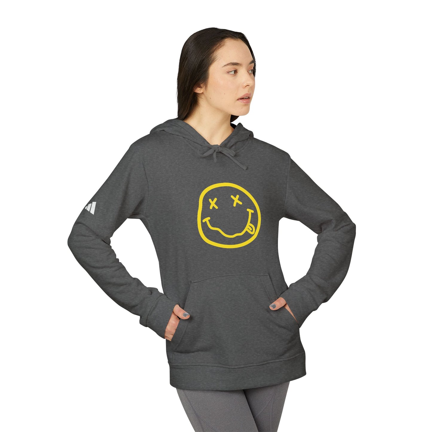 Nirvana Logo Adidas Adult Hoodie