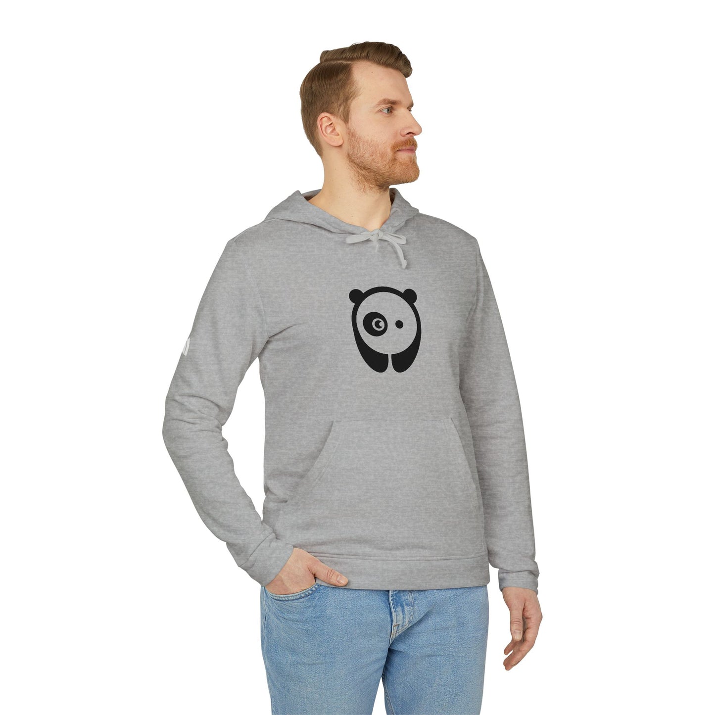 Bored Panda Logo Adidas Adult Hoodie
