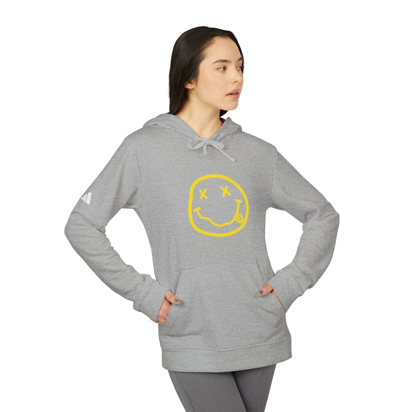Nirvana Logo Adidas Adult Hoodie