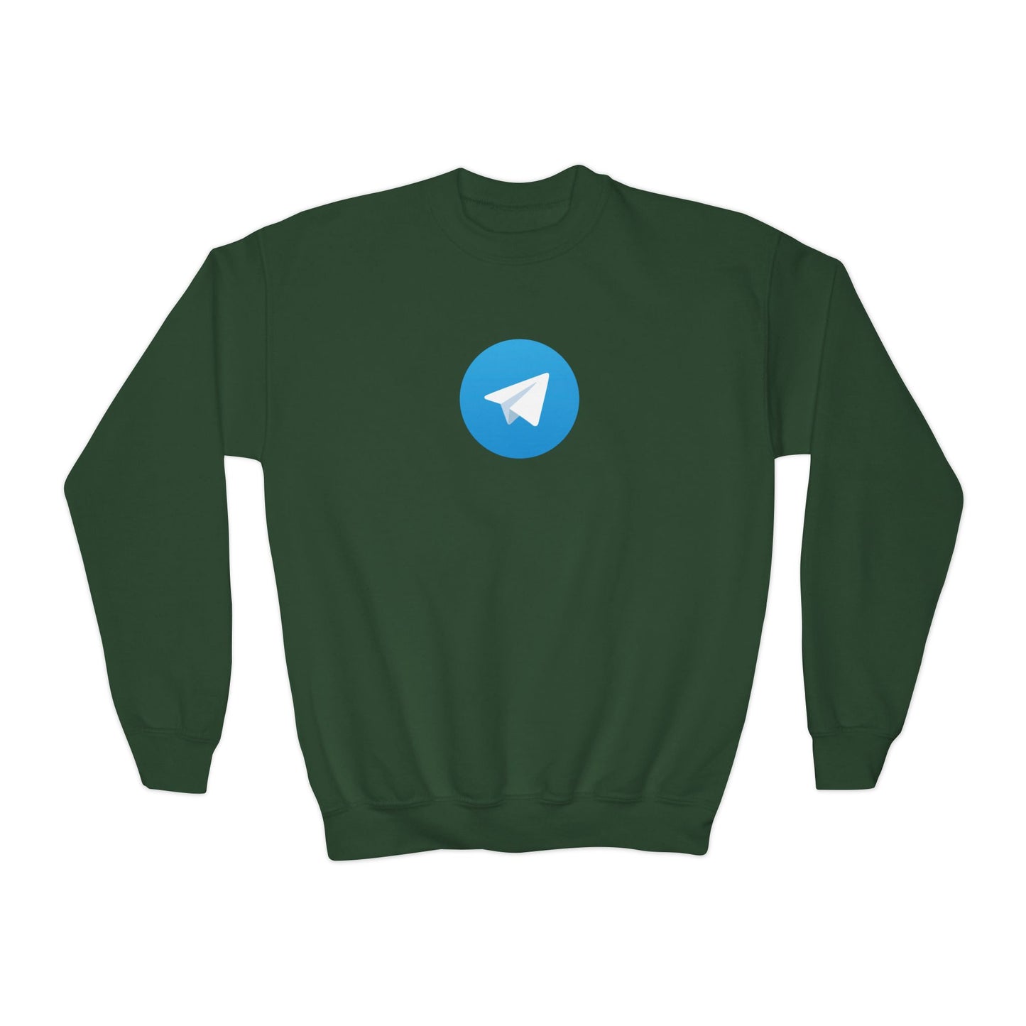 Telegram Logo Youth Sweatshirt
