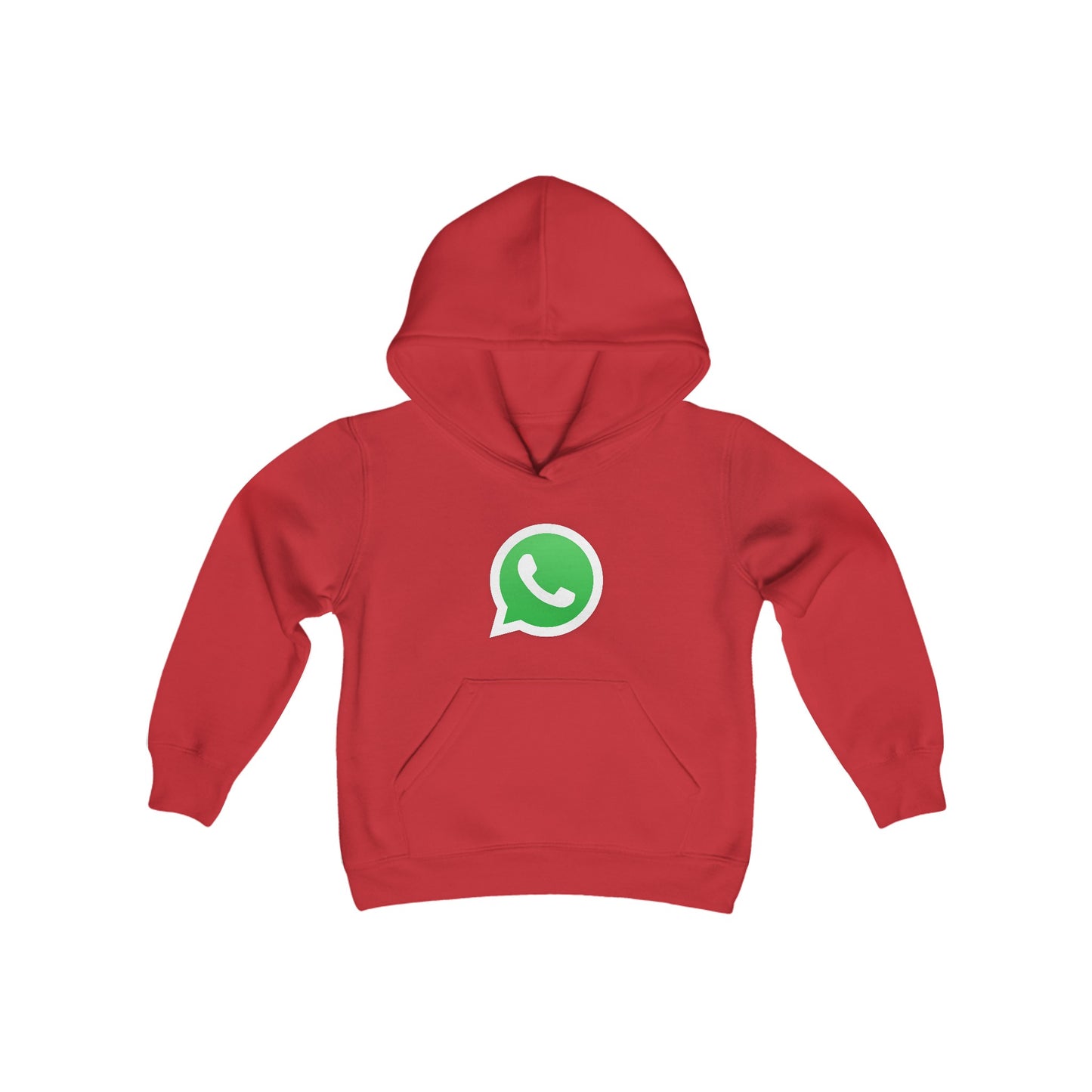 WhatsApp Logo Youth Hoodie