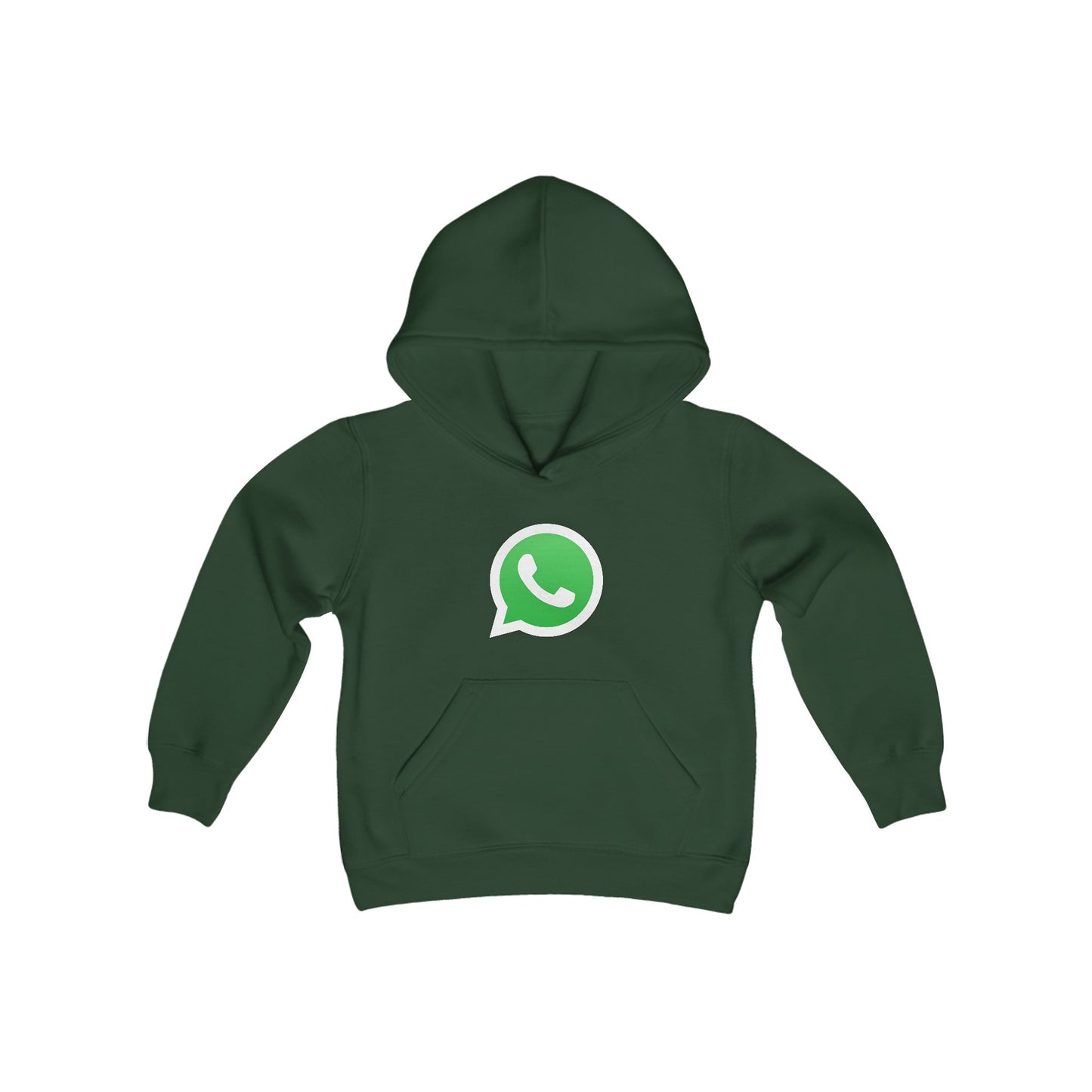 WhatsApp Logo Youth Hoodie
