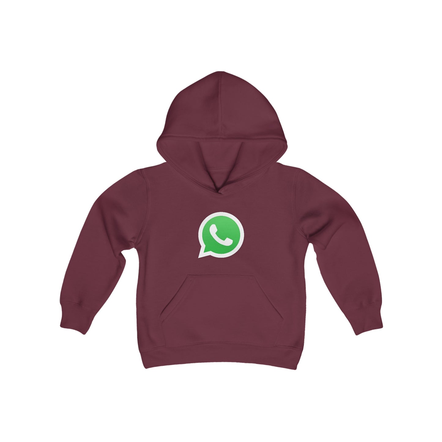 WhatsApp Logo Youth Hoodie