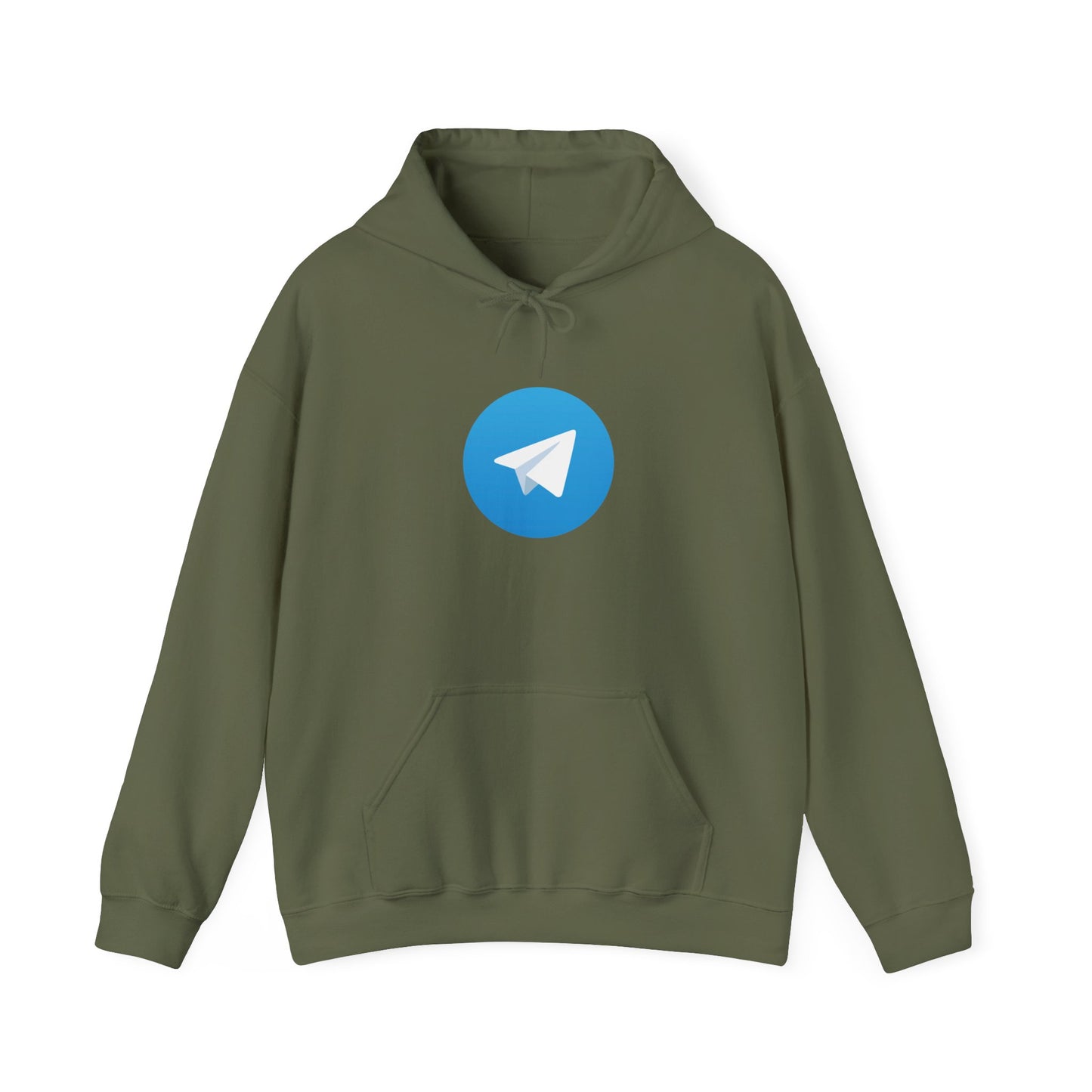 Telegram Logo Adult Hoodie