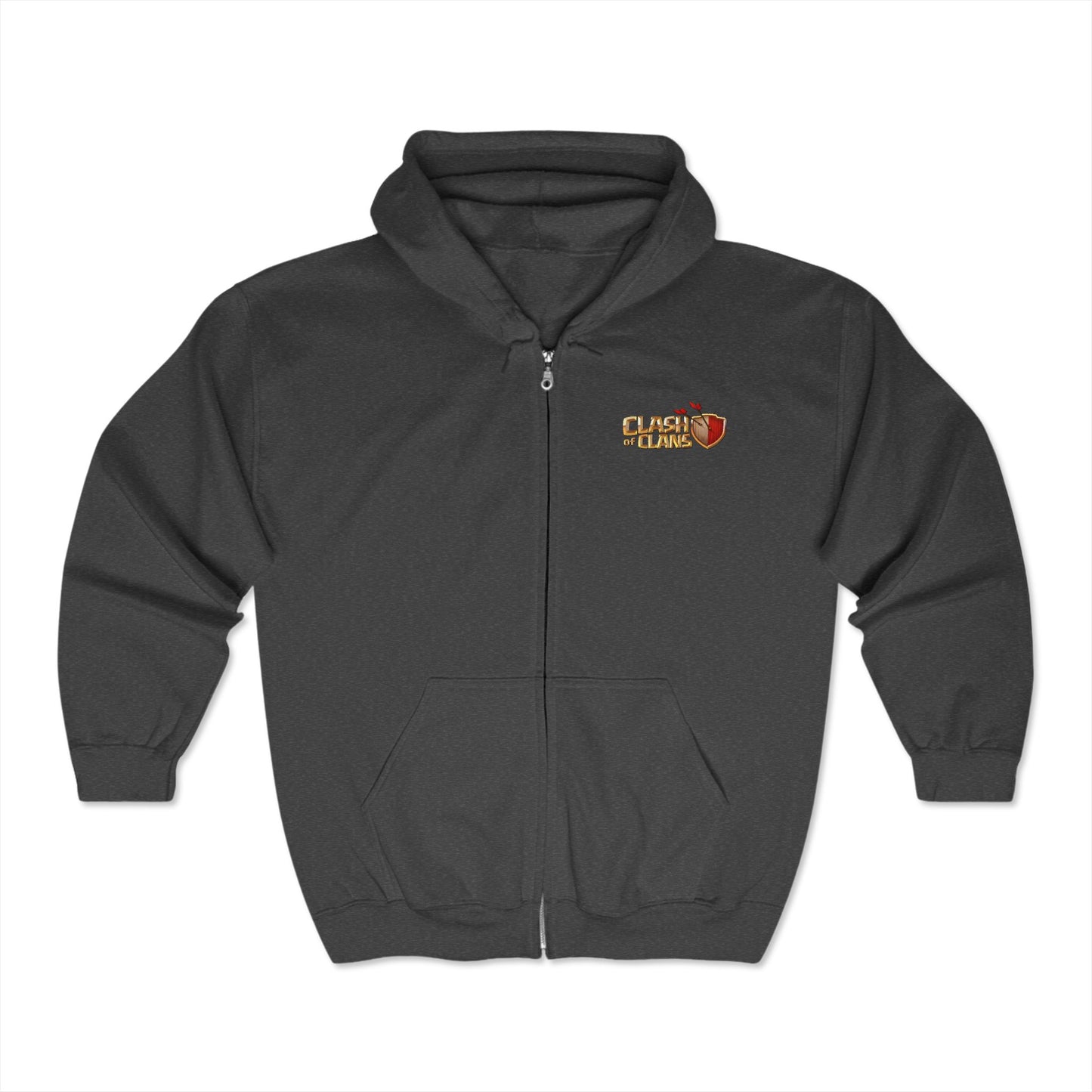 Clash Of Clans Adult Zip-Up Hoodie