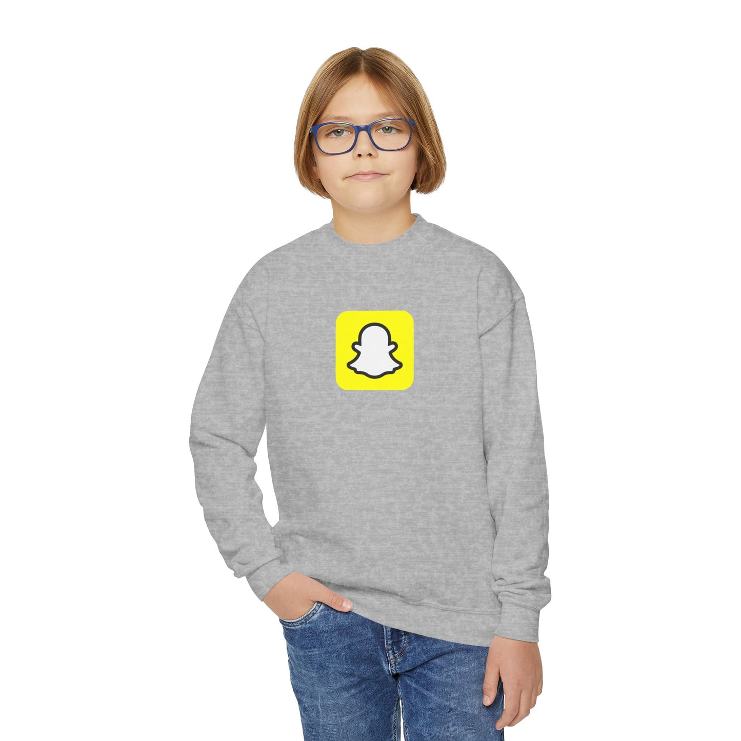 Snapchat Logo Youth Sweatshirt