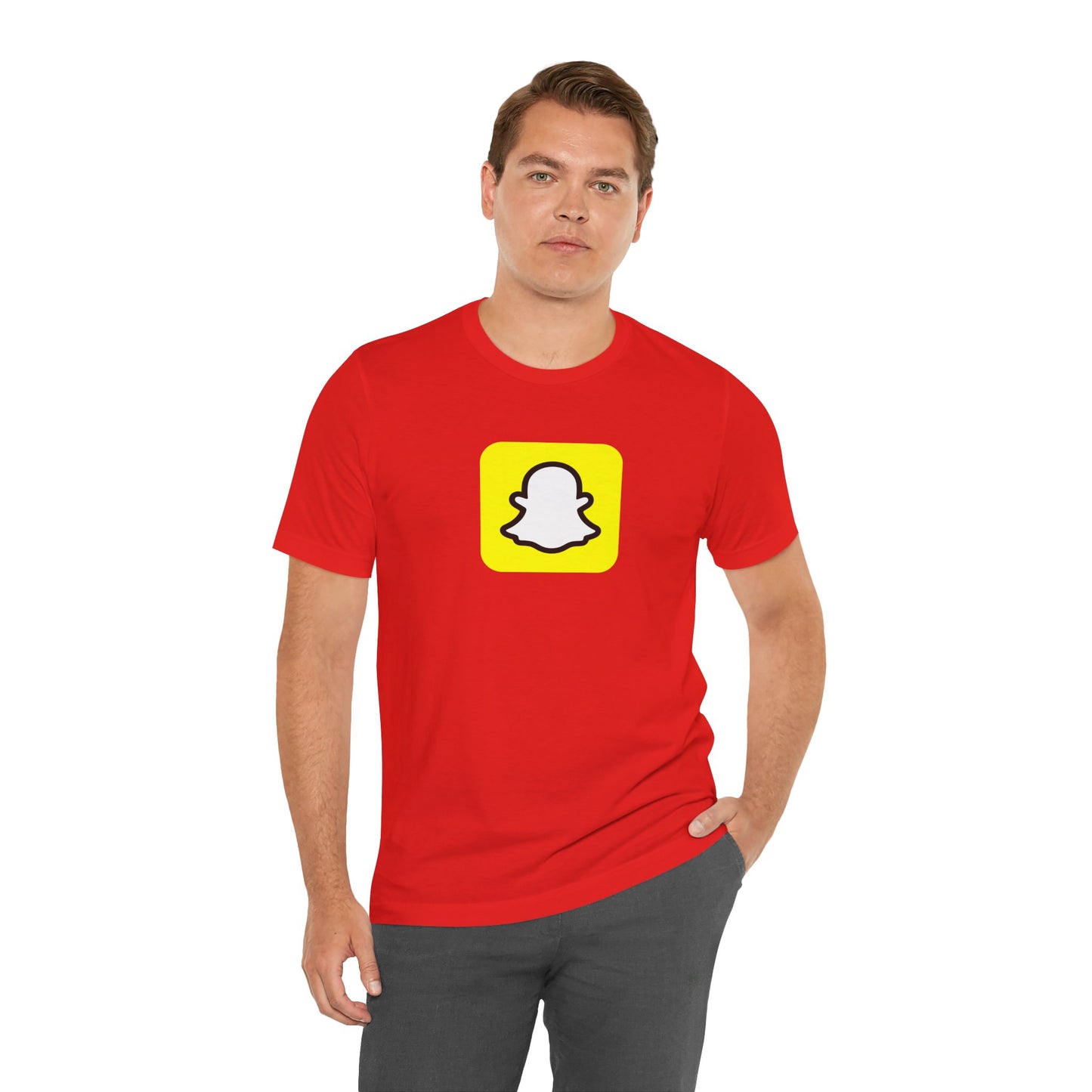 Snapchat Logo Adult T-Shirt
