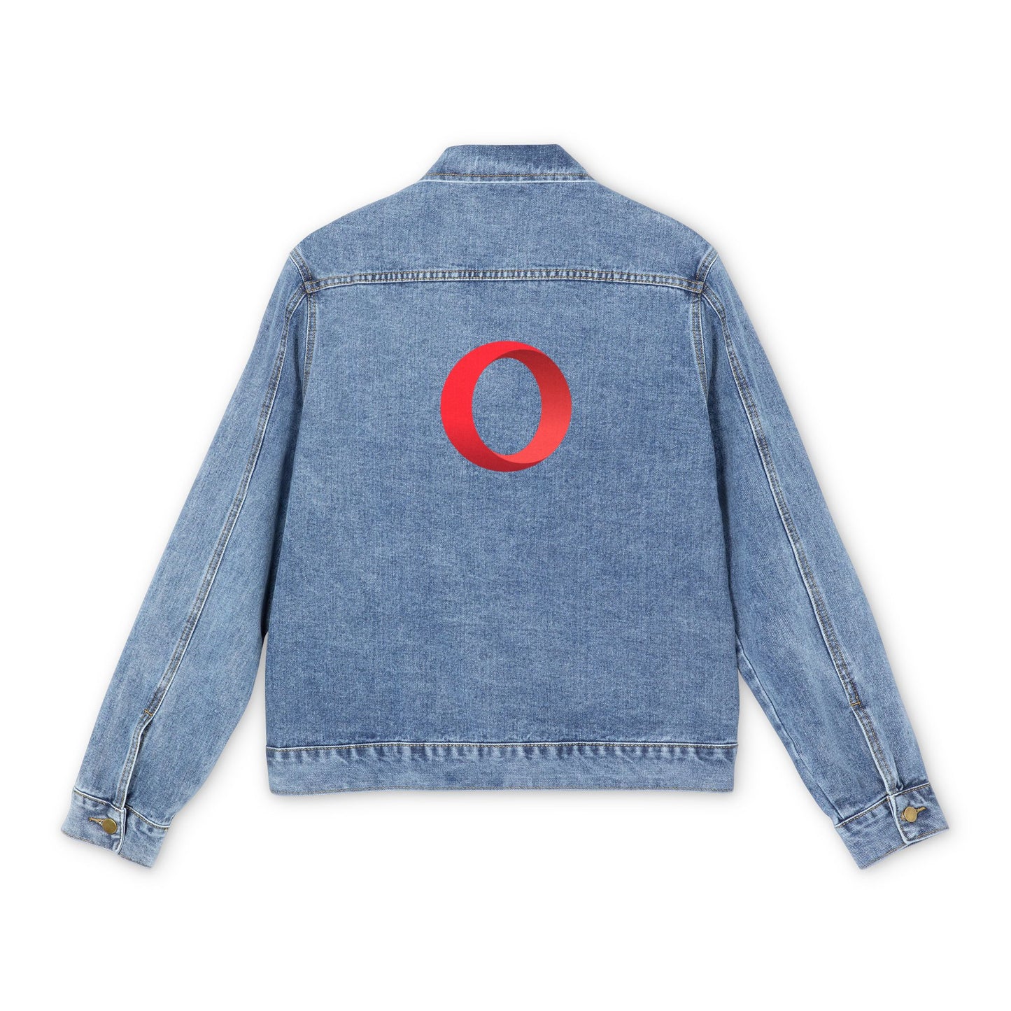 Opera Logo Adult Denim Jacket