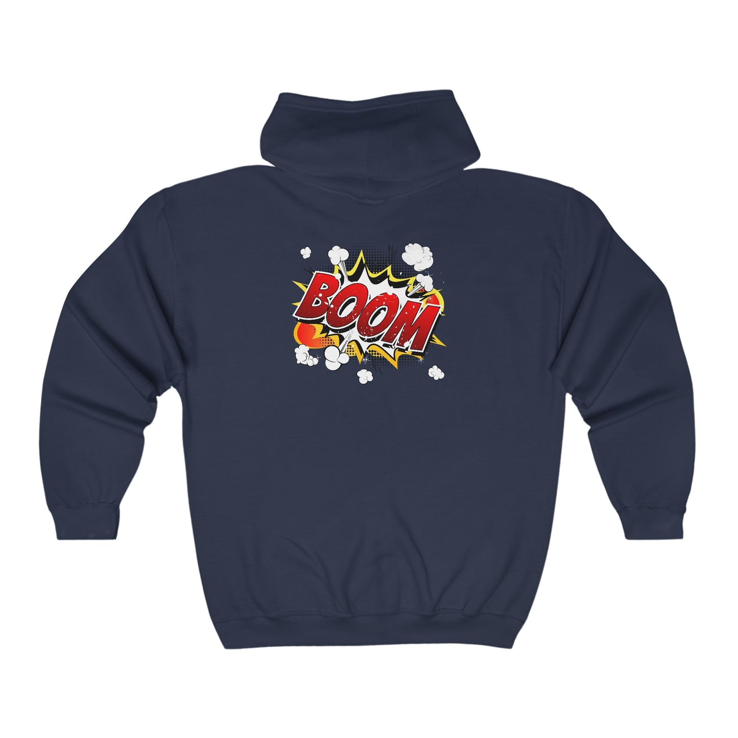 Boom Adult Zip-Up Hoodie