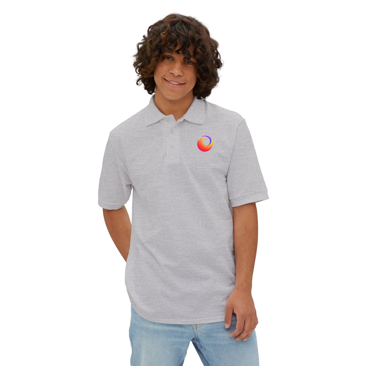 Firefox Logo Polo Shirt