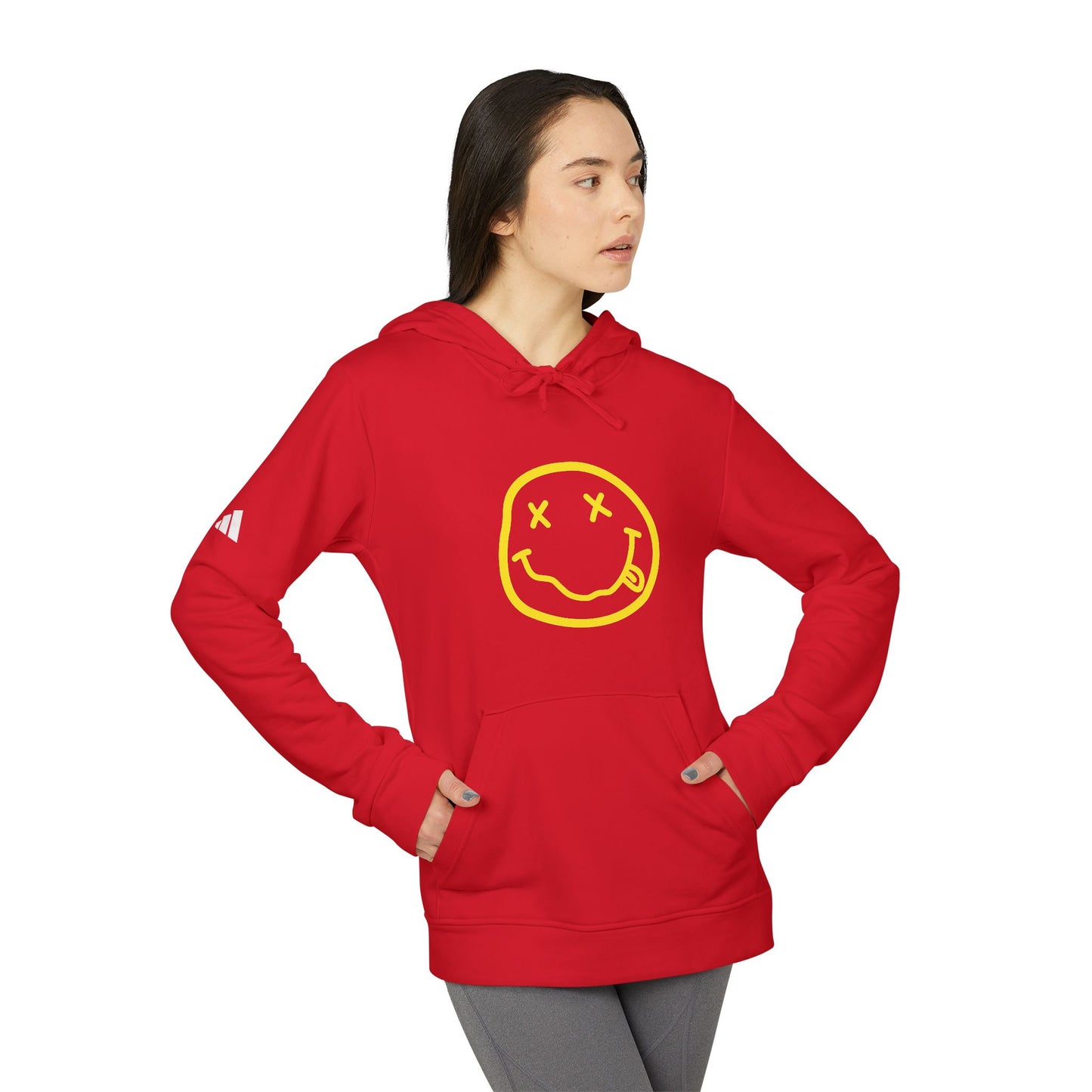 Nirvana Logo Adidas Adult Hoodie