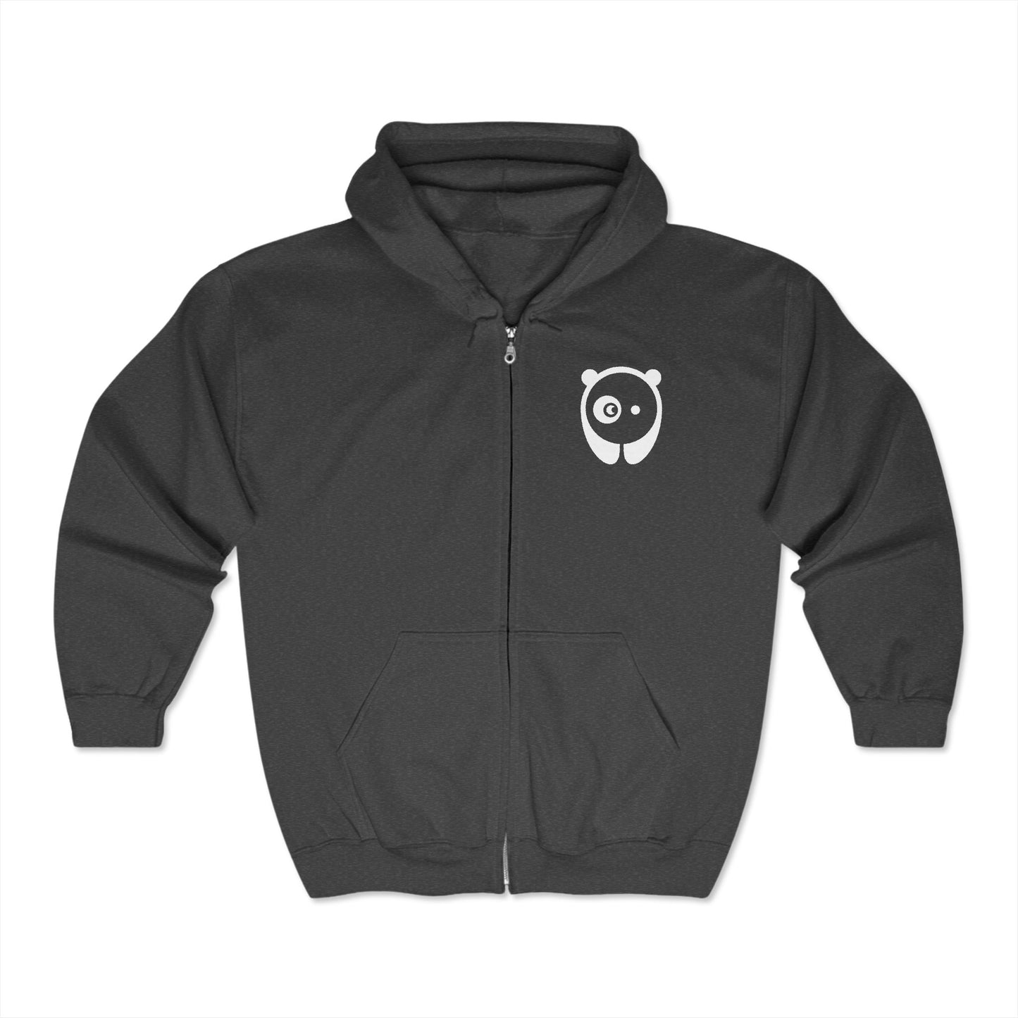 Bored Panda Logo Adult Zip-Up Hoodie